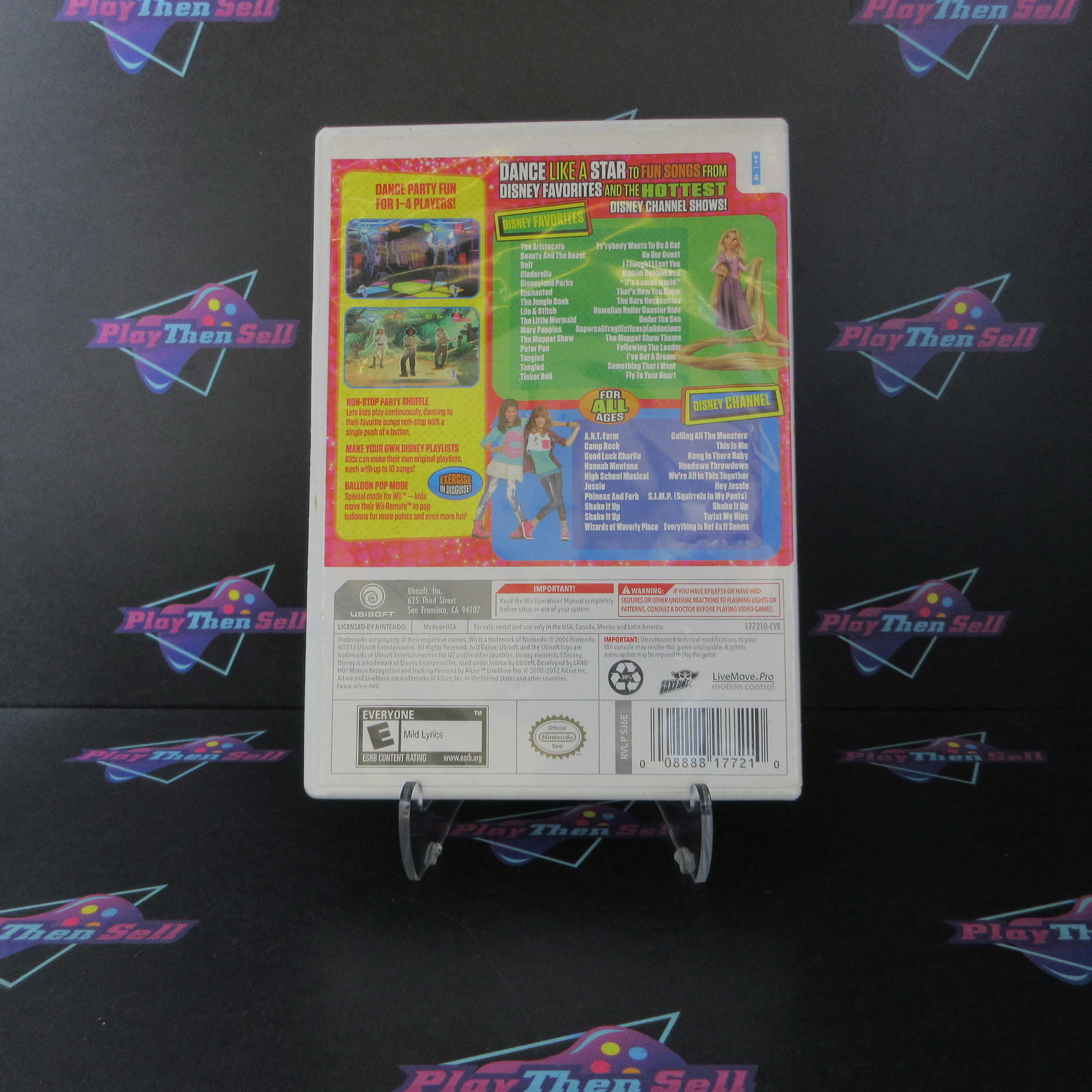 Just Dance Disney Party Nintendo Wii AD/NM - Very Good