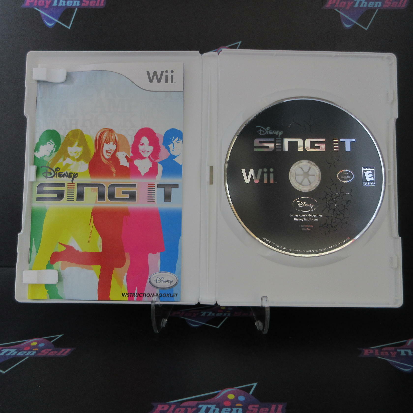Disney Sing It Nintendo Wii DD + Reg Card Complete CIB - Very Good