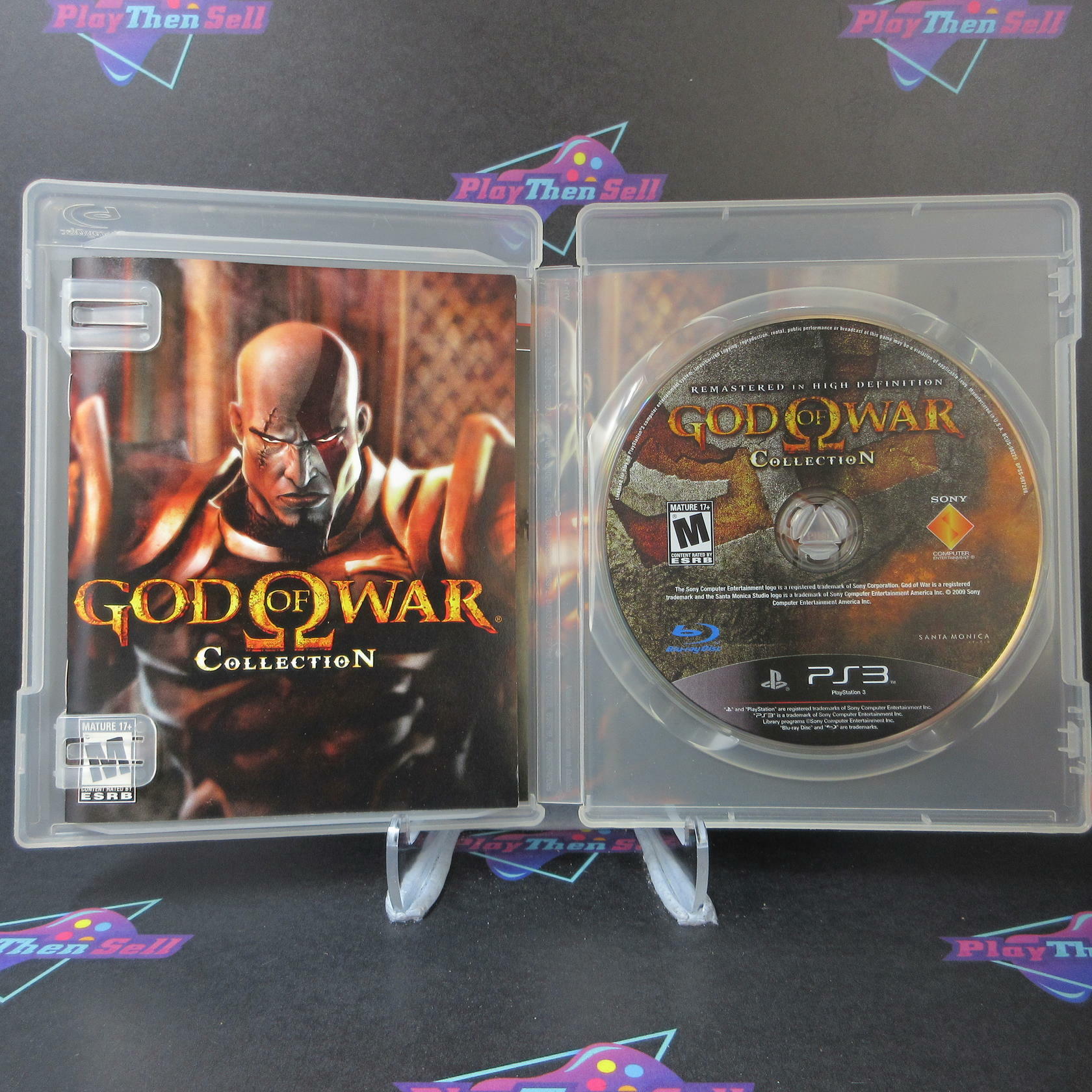 God of War Collection PS3 PlayStation 3 AD Complete CIB - Very Good