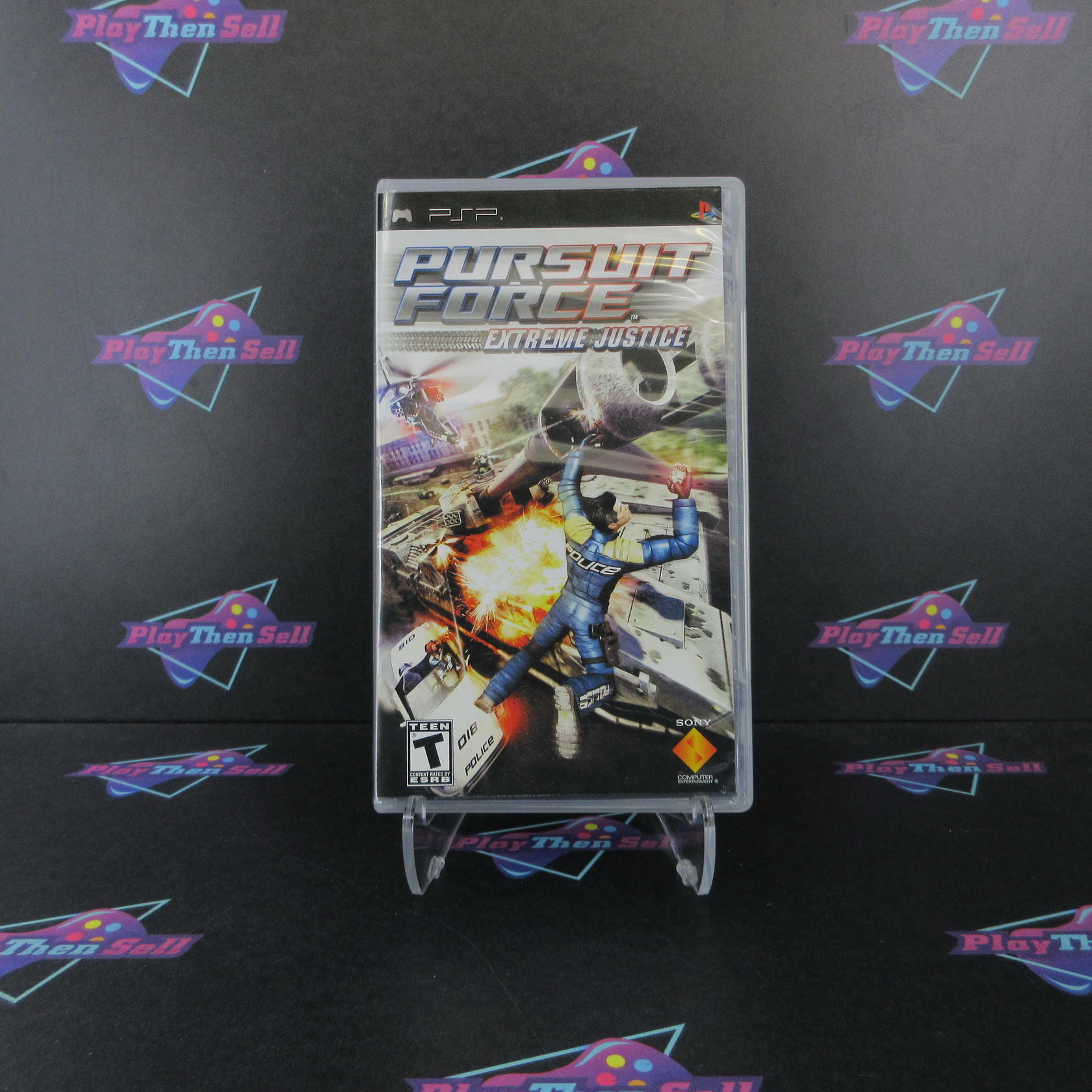 Pursuit Force 2 Extreme Justice Sony PSP Clear UMD Complete - Excellent