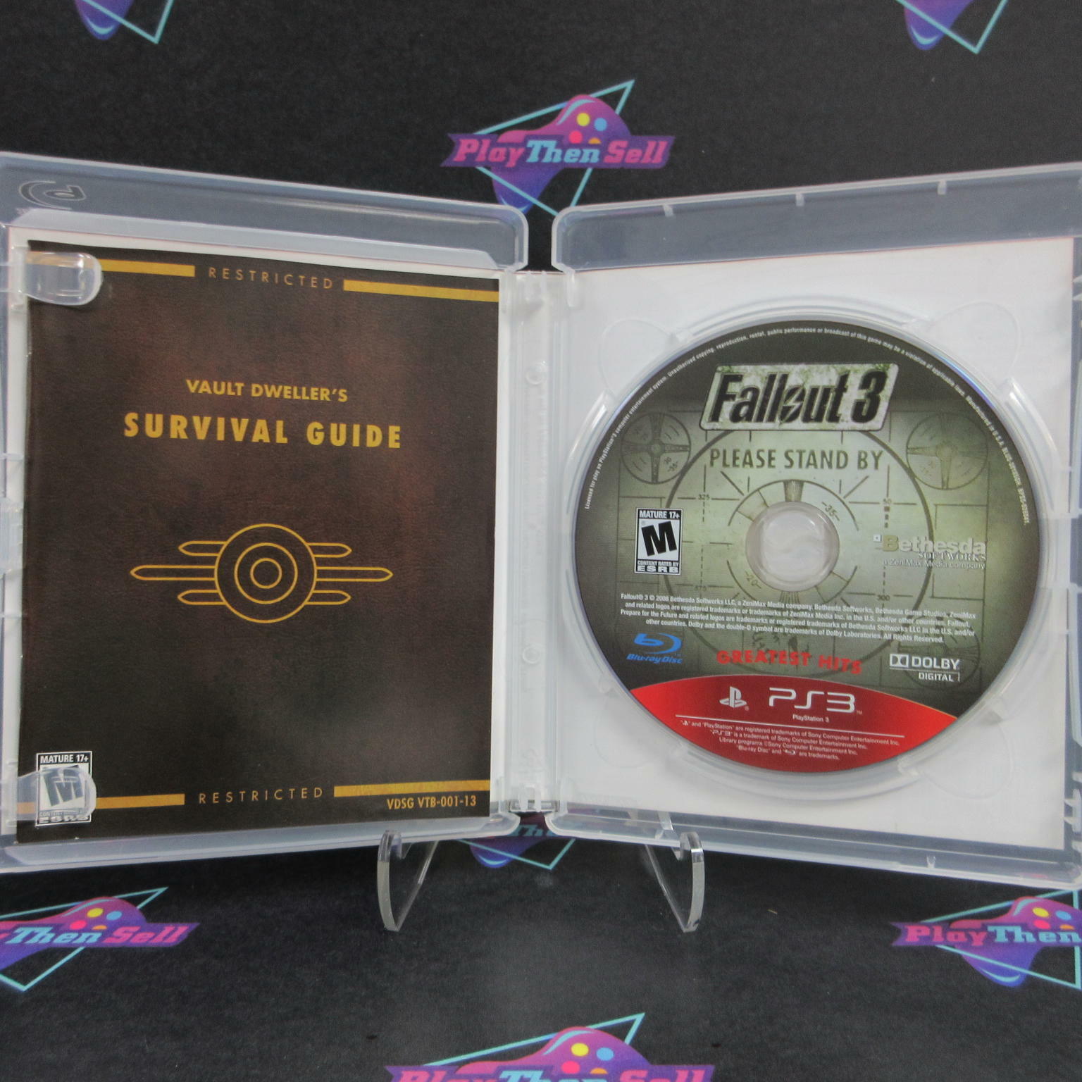 Fallout 3 PS3 PlayStation 3 GH Complete - Excellent