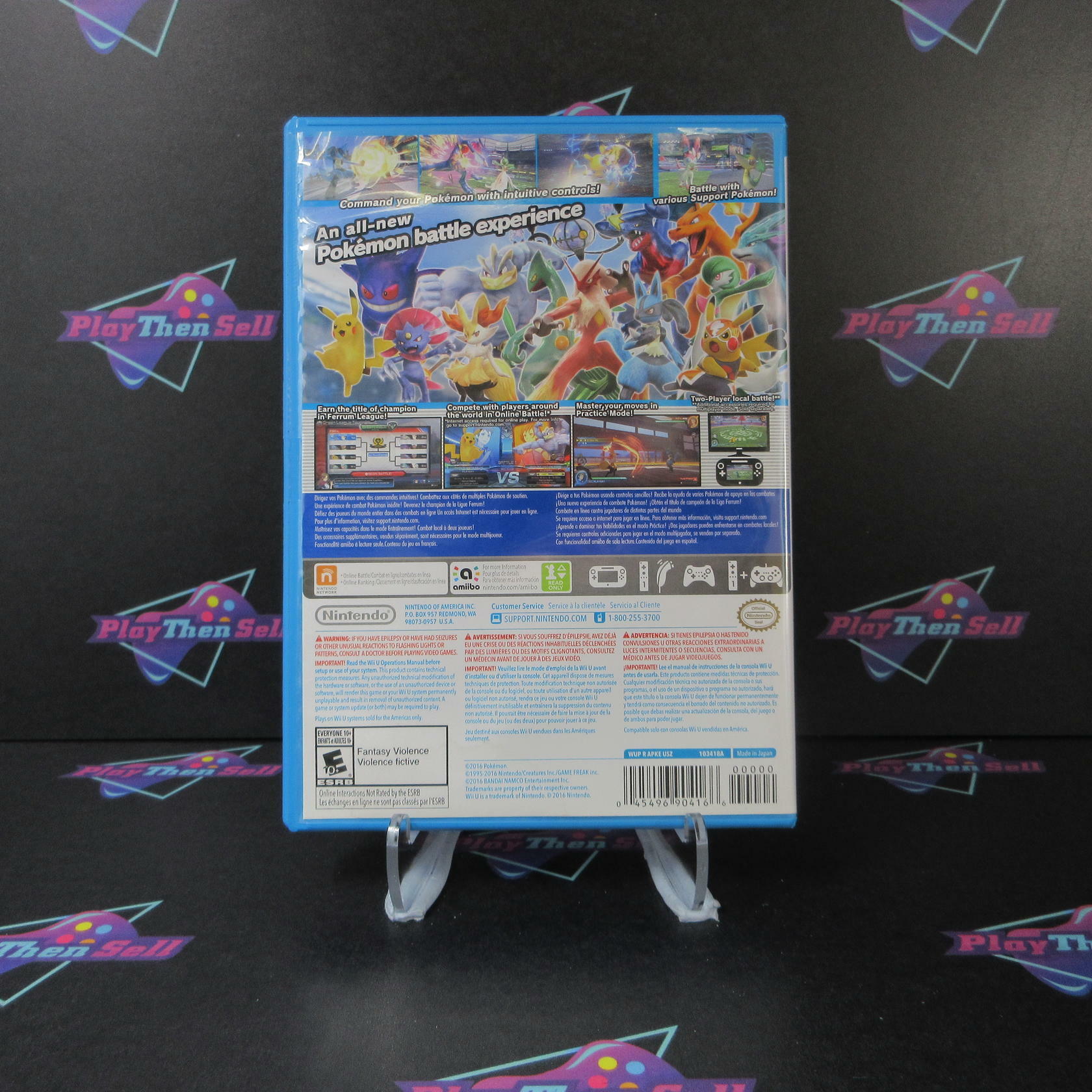 Pokken Tournament Nintendo Wii U Complete - Excellent