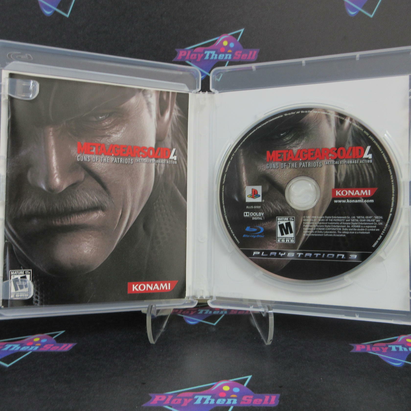 Metal Gear Solid 4 Guns Of The Patriots PS3 PlayStation 3 Complete - Excellent