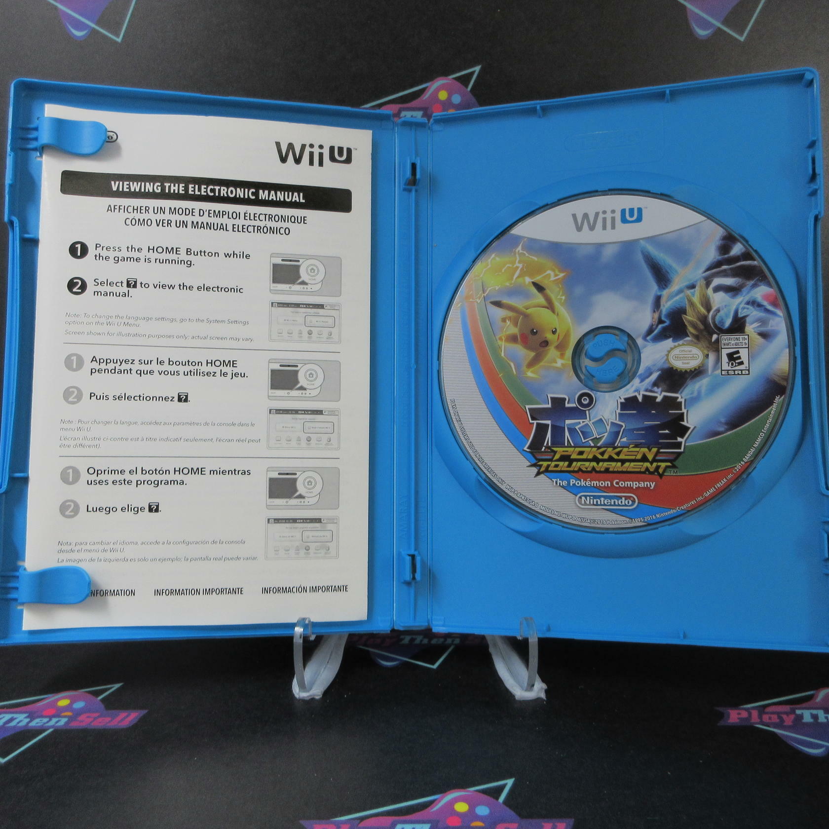 Pokken Tournament Nintendo Wii U Complete - Excellent