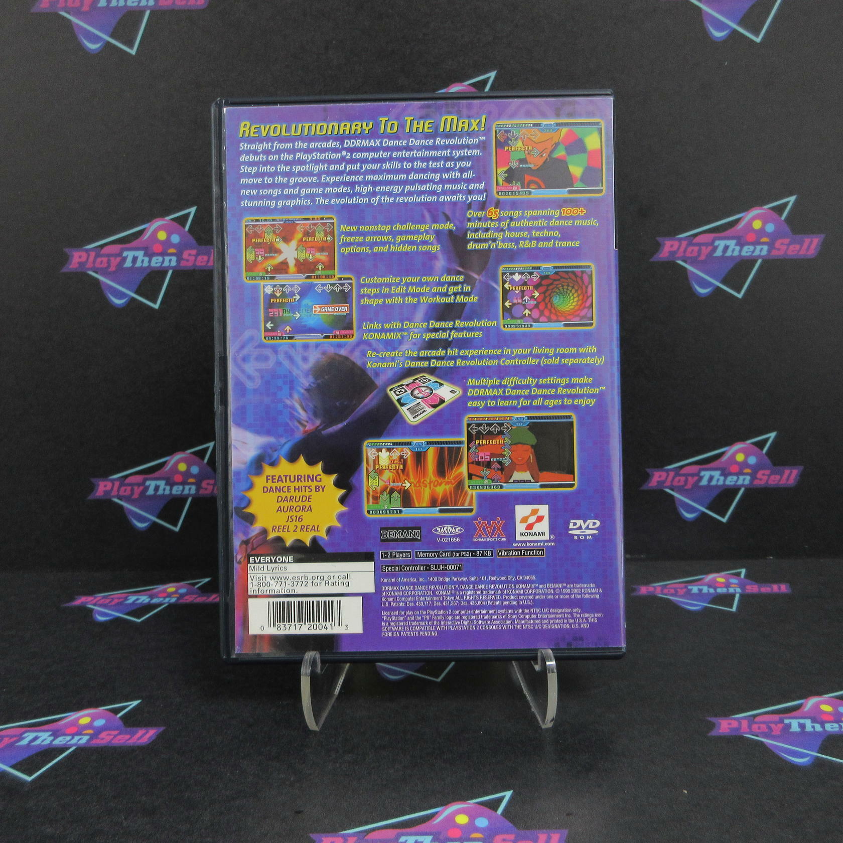Dance Dance Revolution DDR Max PlayStation 2 + Reg Card Complete - Excellent