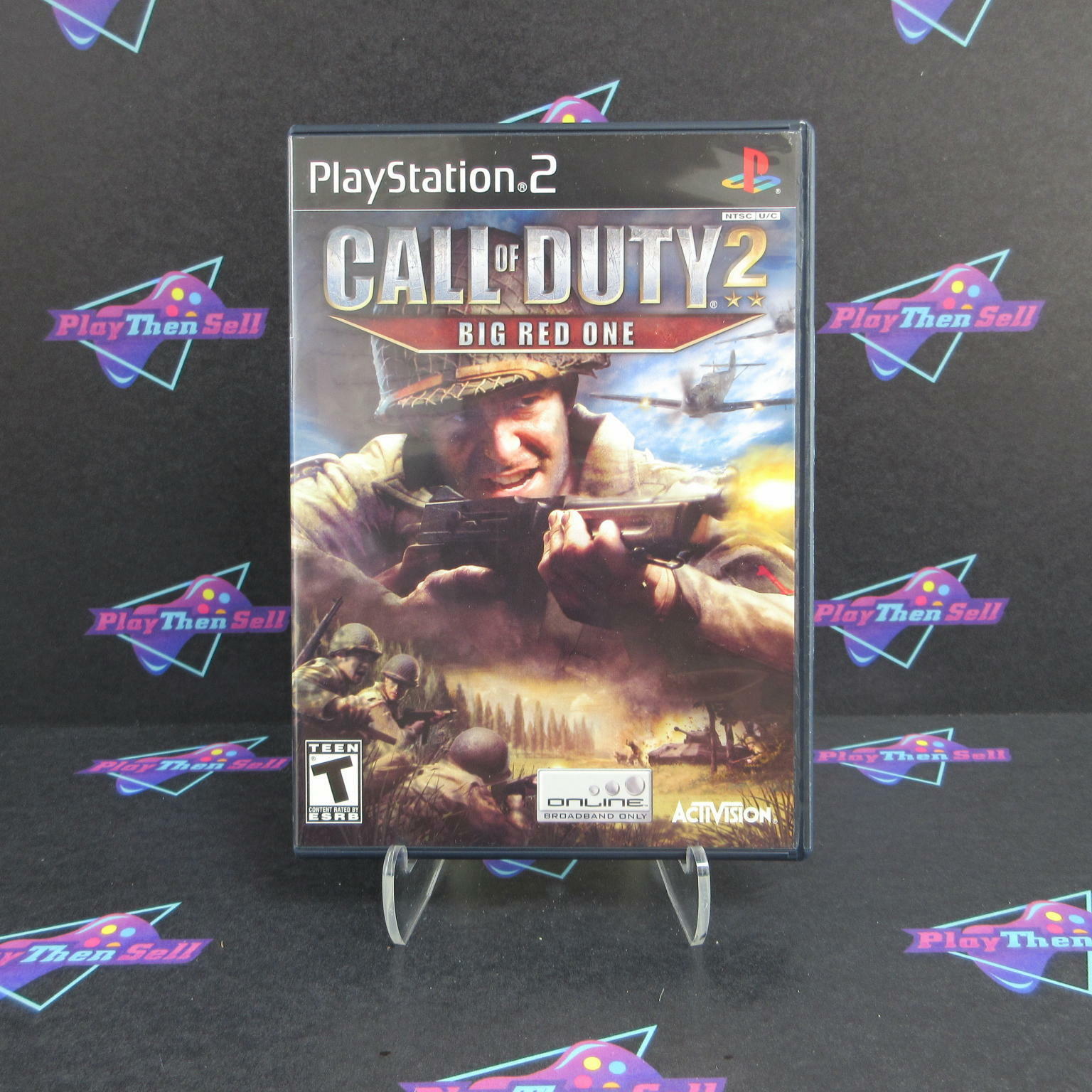 Call of Duty 2 Big Red One PS2 PlayStation 2 Complete - Excellent