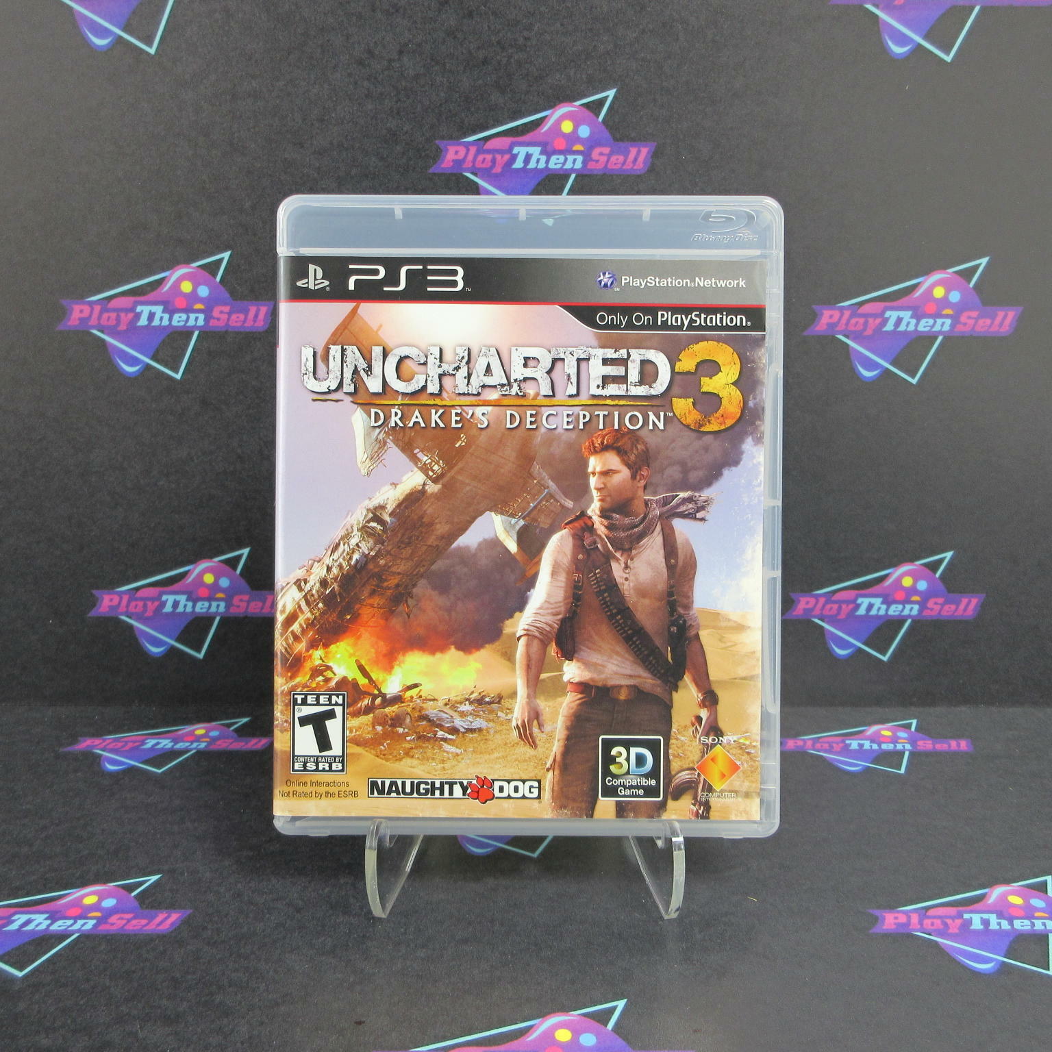 Uncharted 3 Drake's Deception PS3 PlayStation 3 Complete - Excellent