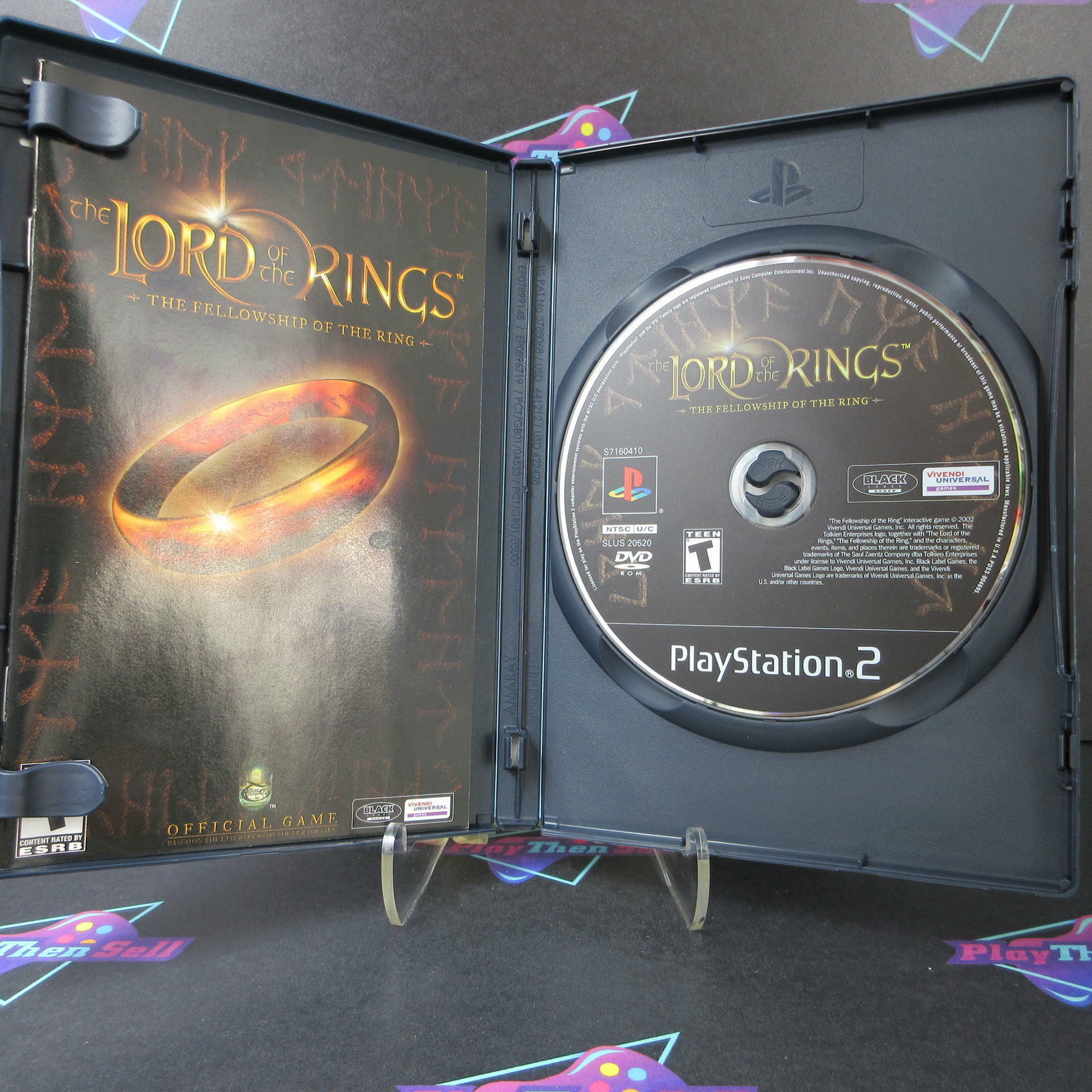 Lord of the Rings Fellowship of the Ring PlayStation 2 + Reg CIB - Refurbished
