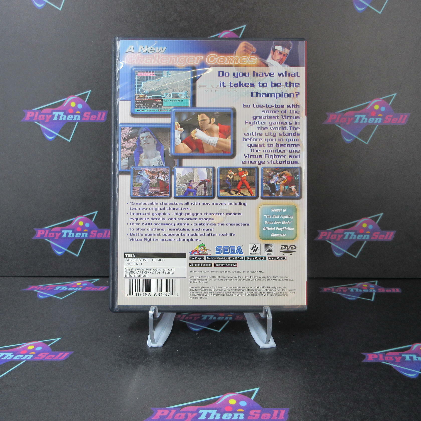 Virtua Fighter 4 Evolution PS2 PlayStation 2 GH Complete - Refurbished