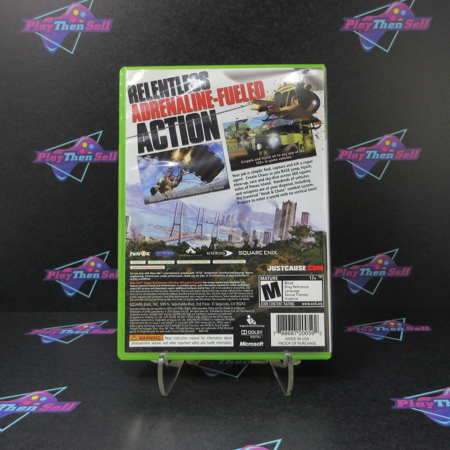 Just Cause 2 Xbox 360 Complete - Excellent