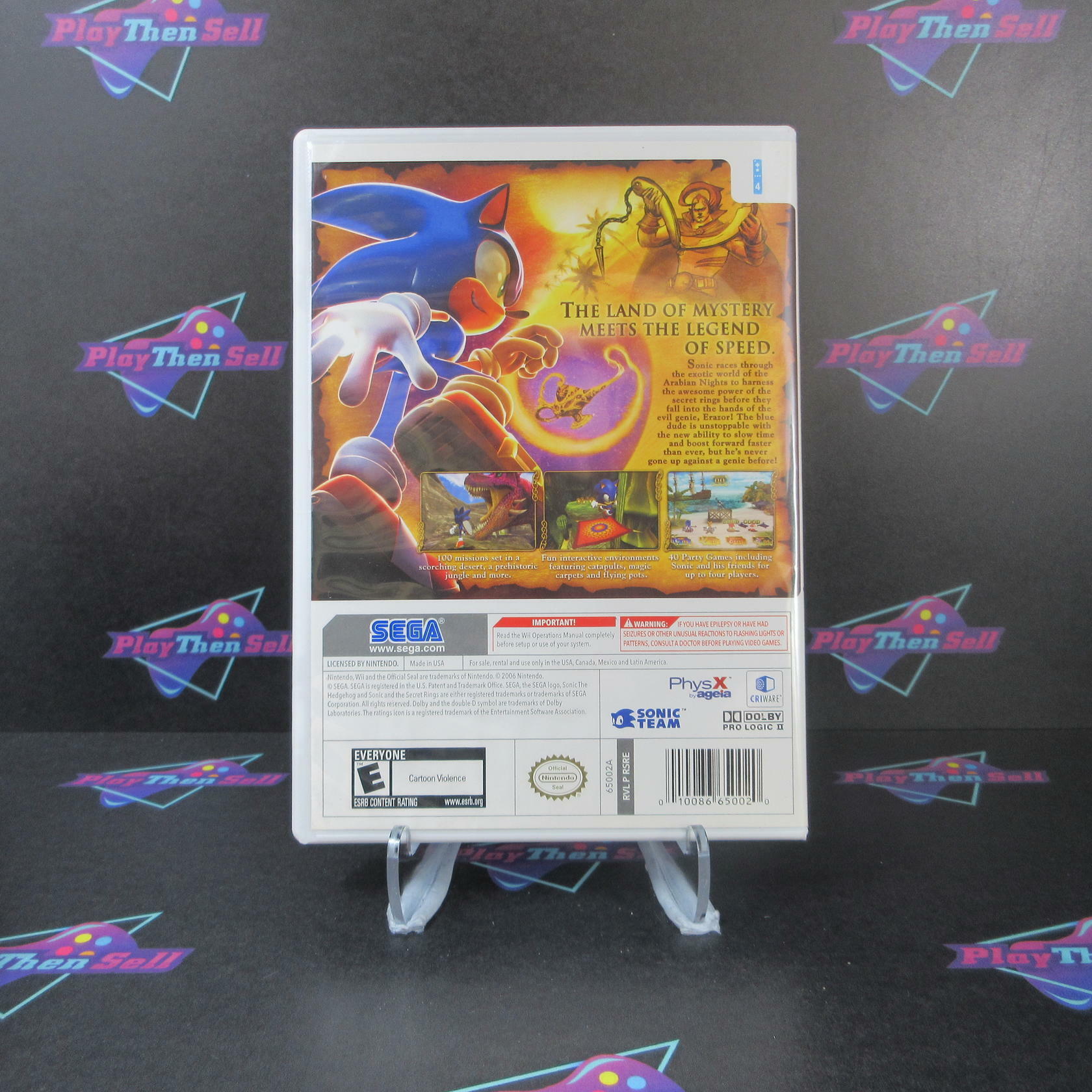 Sonic and the Secret Rings Nintendo Wii Complete - Excellent