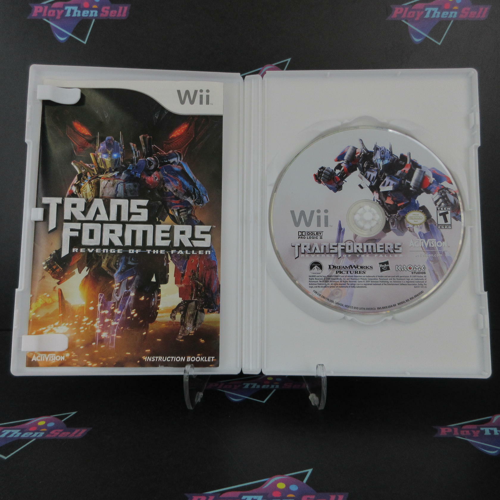 Transformers Revenge of the Fallen Nintendo Wii Complete - Excellent