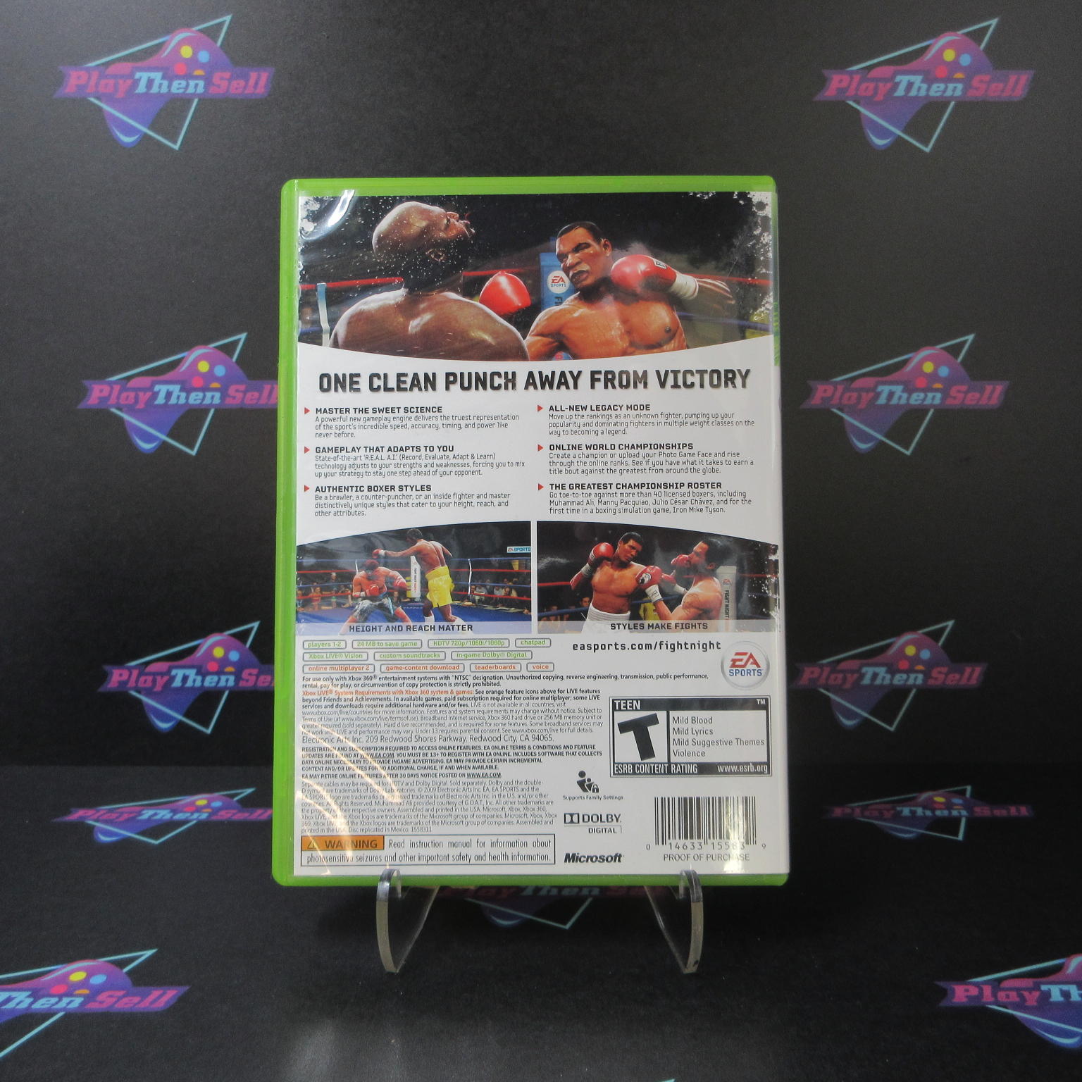 Fight Night Round 4 Xbox 360 Complete - Excellent