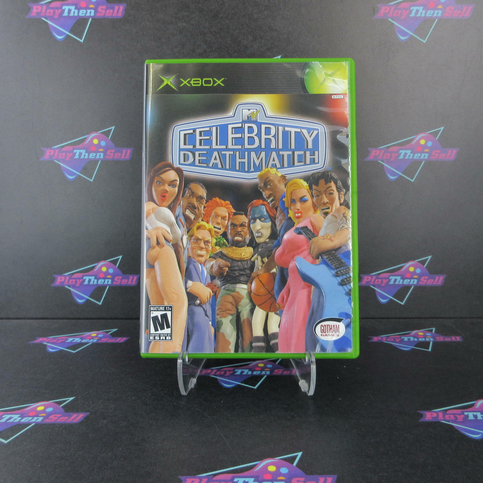 MTV Celebrity Deathmatch Xbox + Reg Card Complete - Refurbished