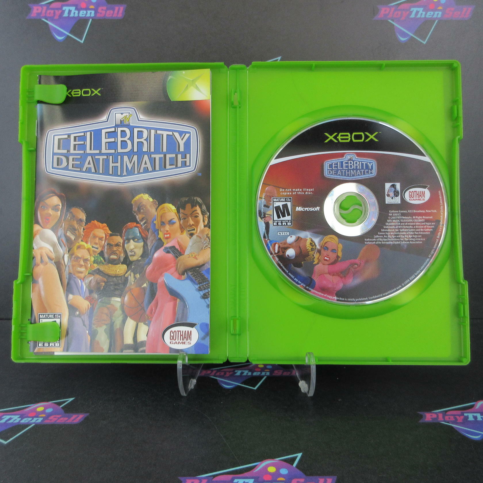 MTV Celebrity Deathmatch Xbox + Reg Card Complete - Refurbished