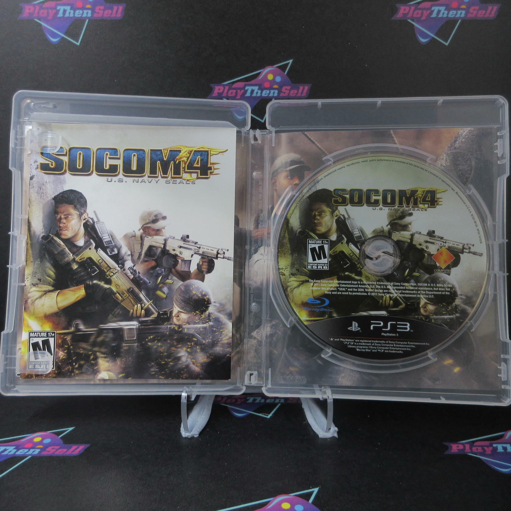 SOCOM 4 US Navy Seals PS3 PlayStation 3 Complete - Excellent