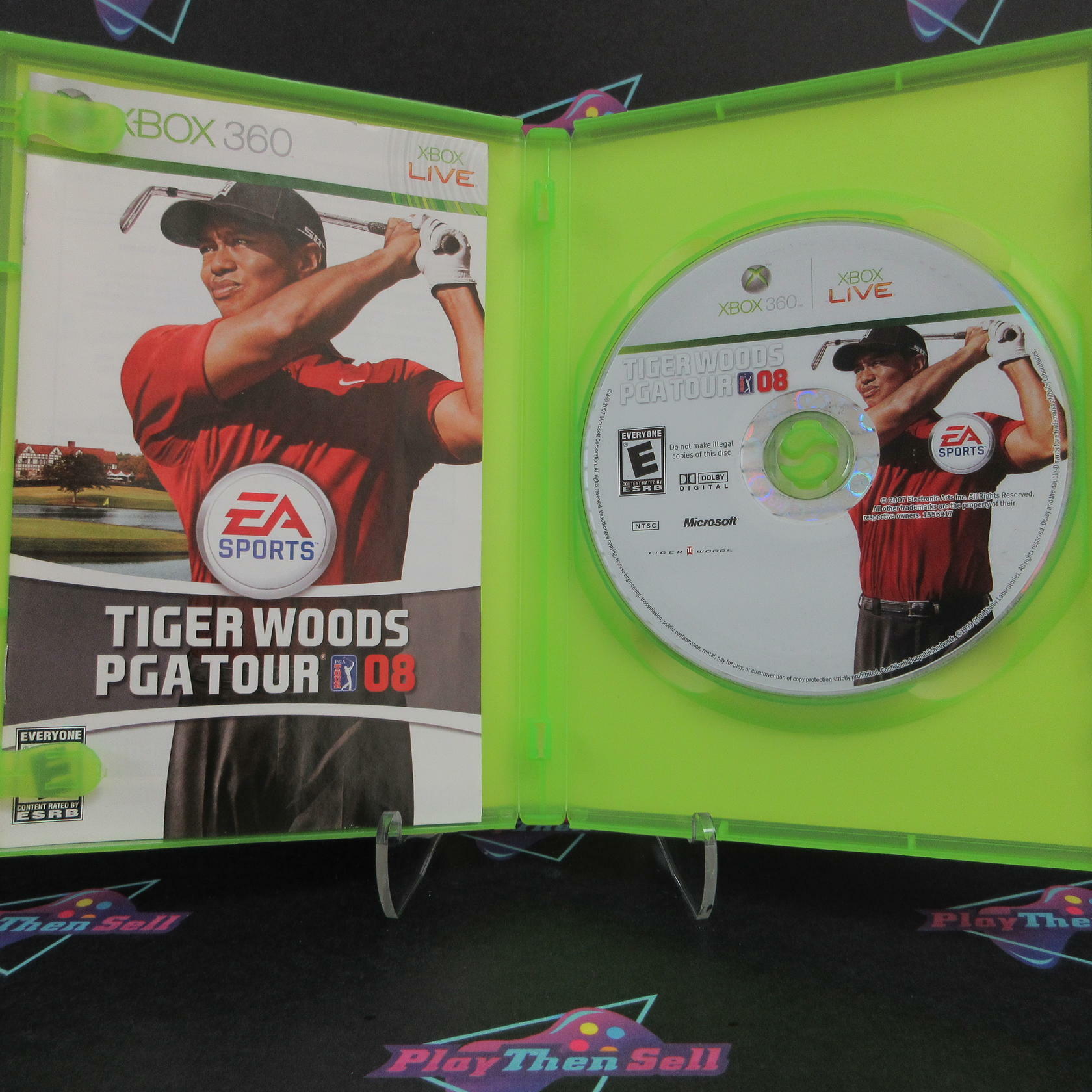 Tiger Woods PGA Tour 08 Xbox 360 Complete - Excellent