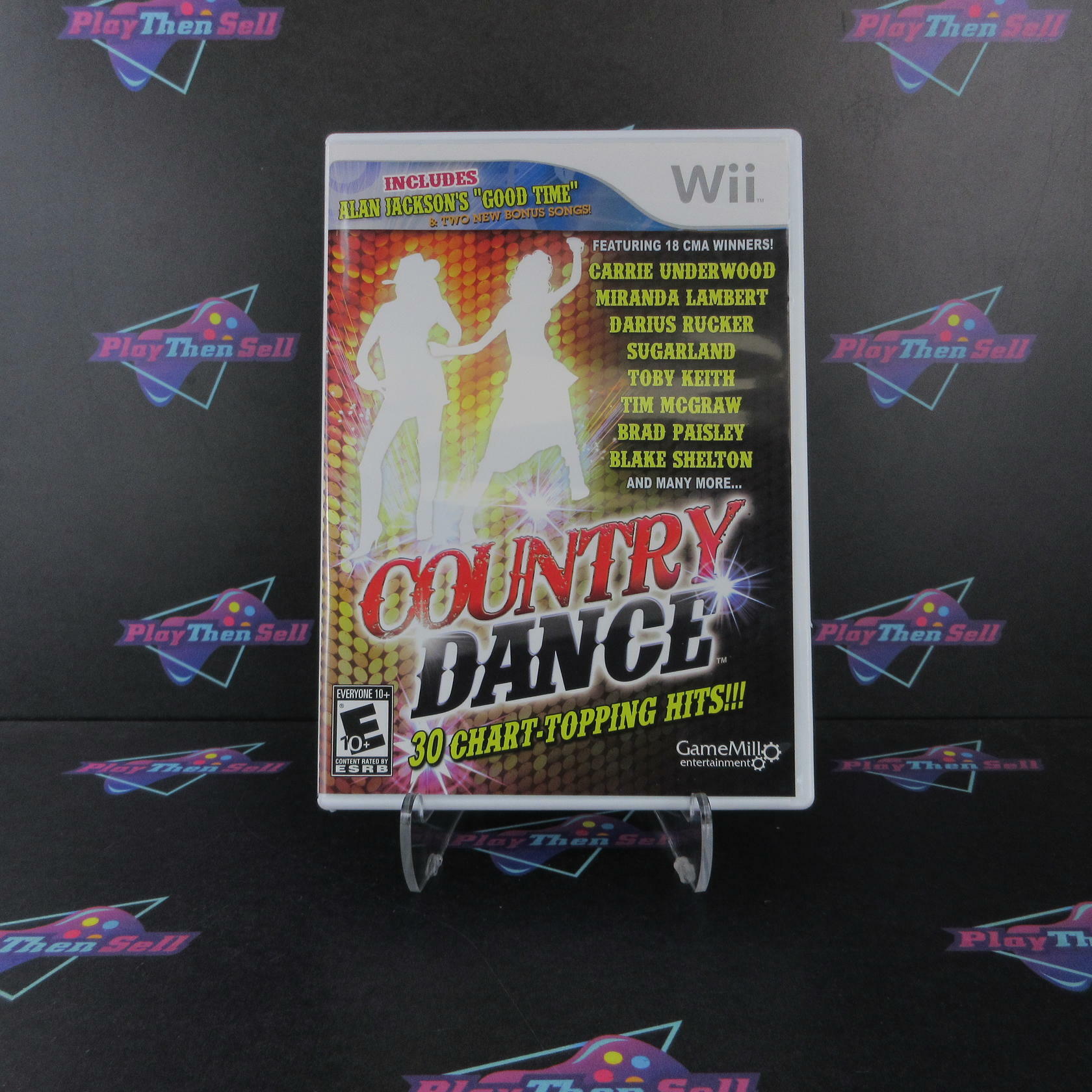 Country Dance 30 Chart-Topping Hits Nintendo Wii Complete - Excellent