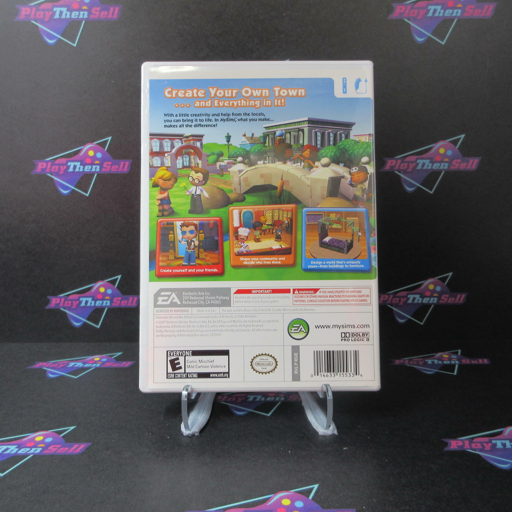 MySims Nintendo Wii Complete - Excellent