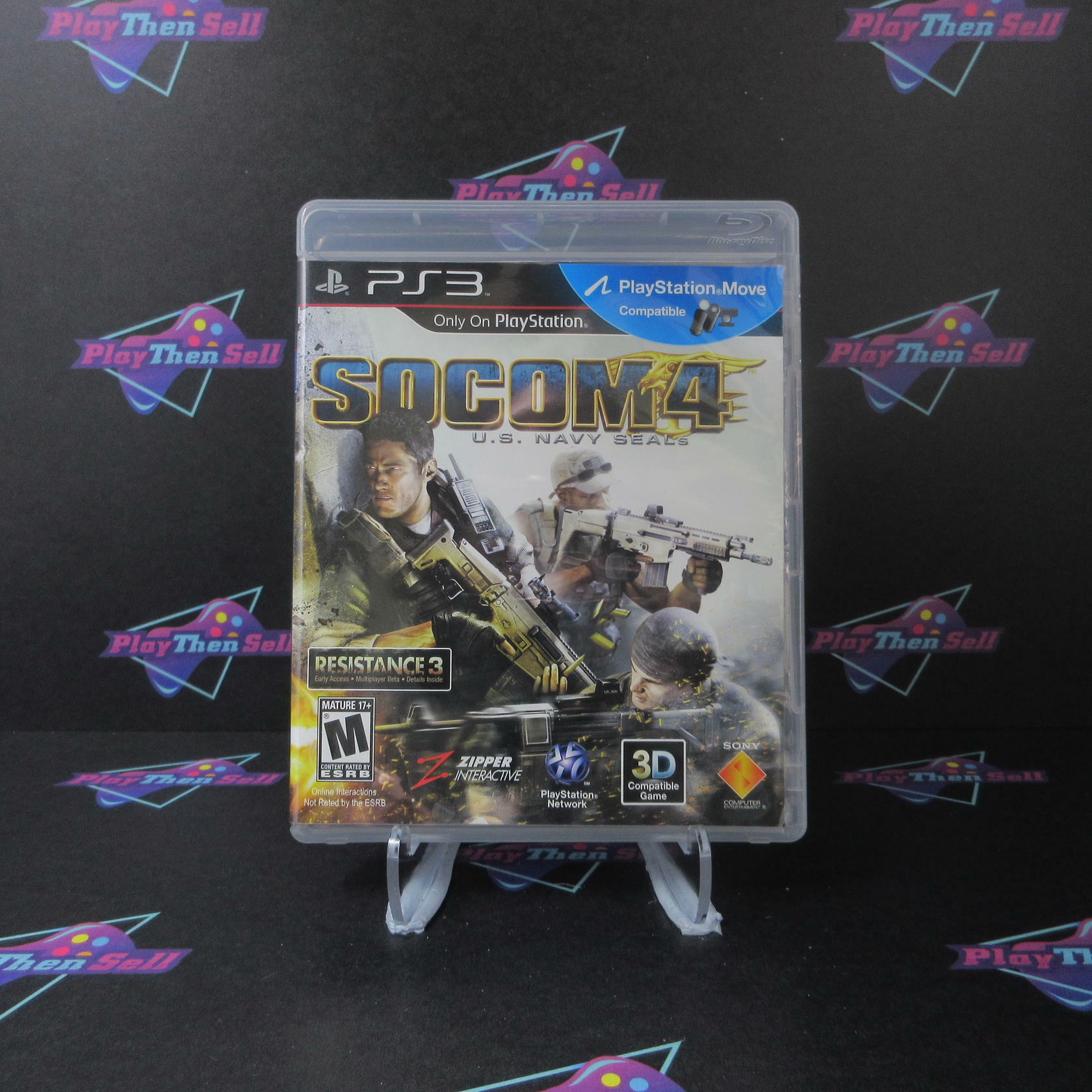 SOCOM 4 US Navy Seals PS3 PlayStation 3 Complete - Excellent