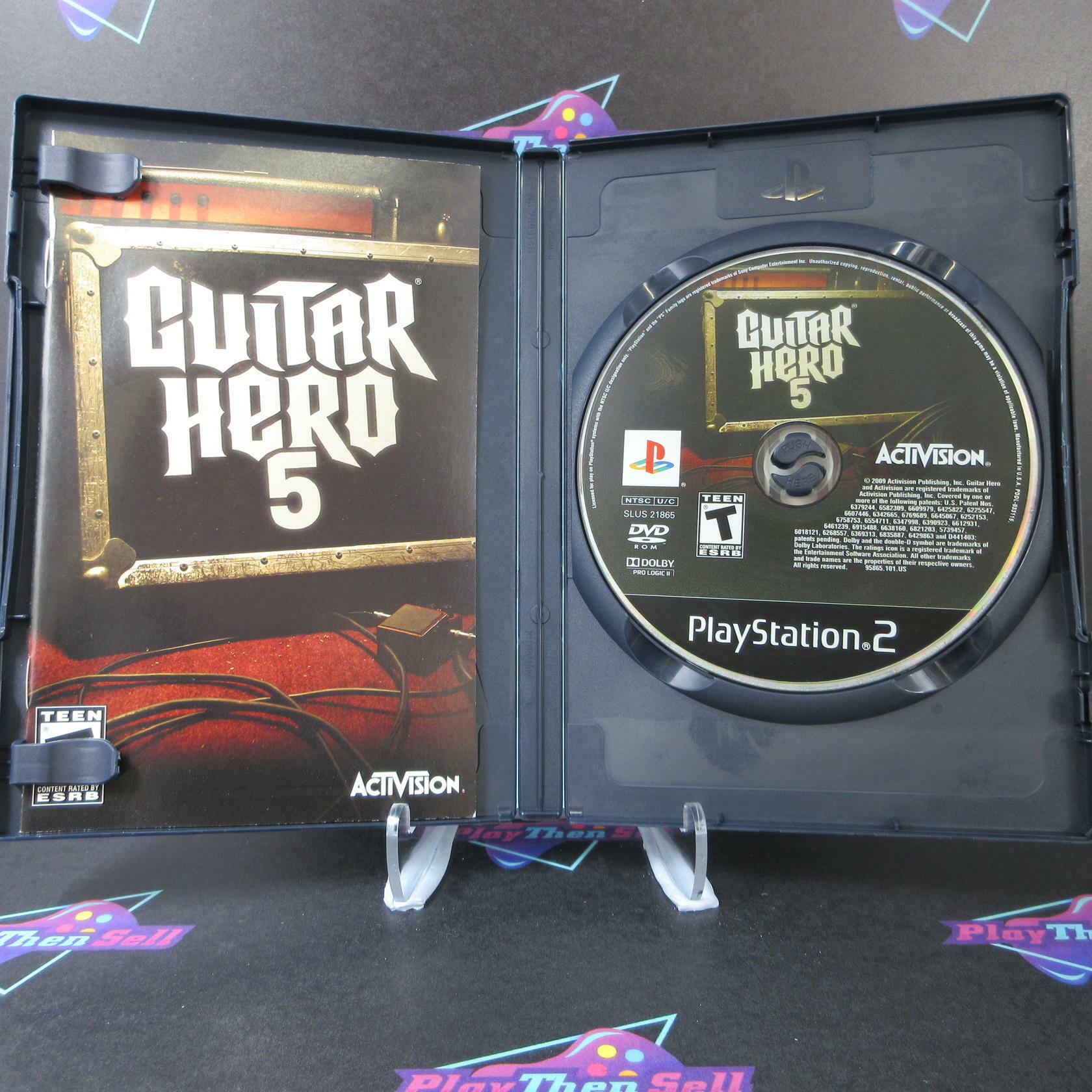 Guitar Hero 5 PS2 PlayStation 2 Game only Complete - Excellent