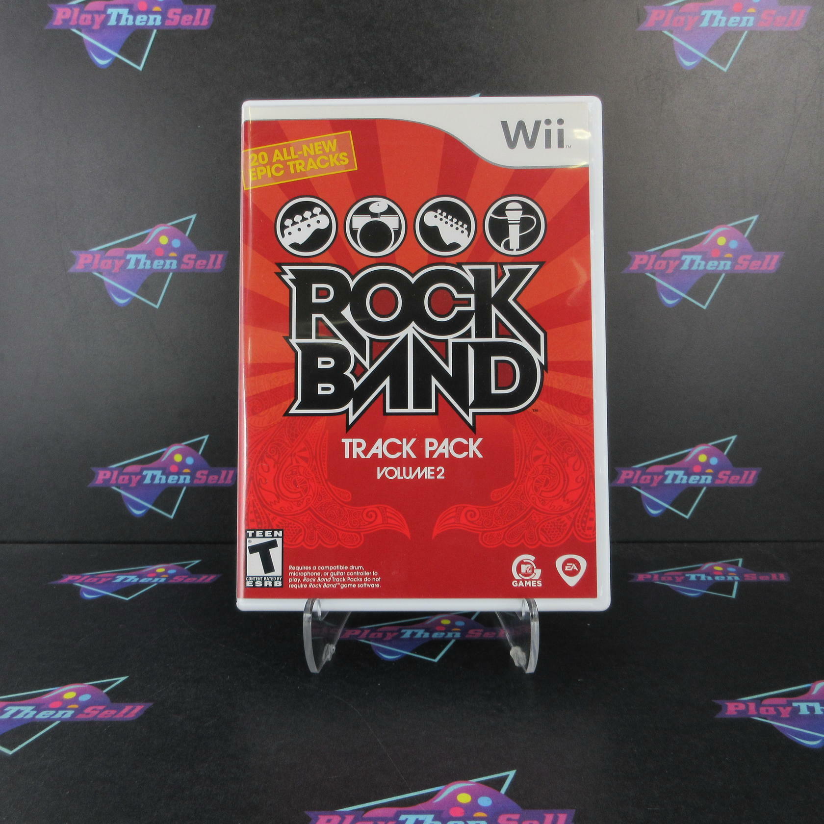 Rock Band Track Pack Vol. 2 Nintendo Wii Complete - Excellent