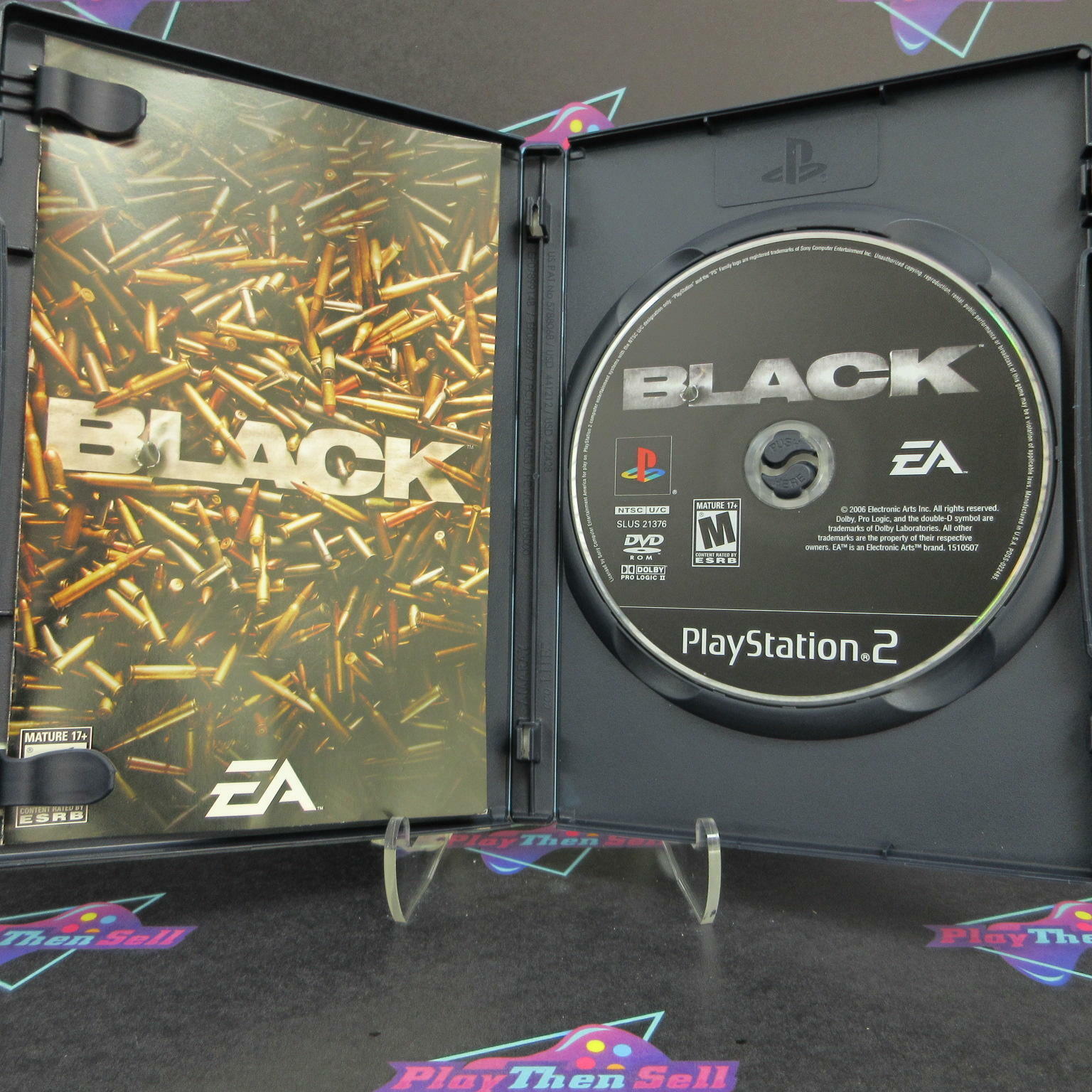Black PS2 PlayStation 2 Complete - Excellent