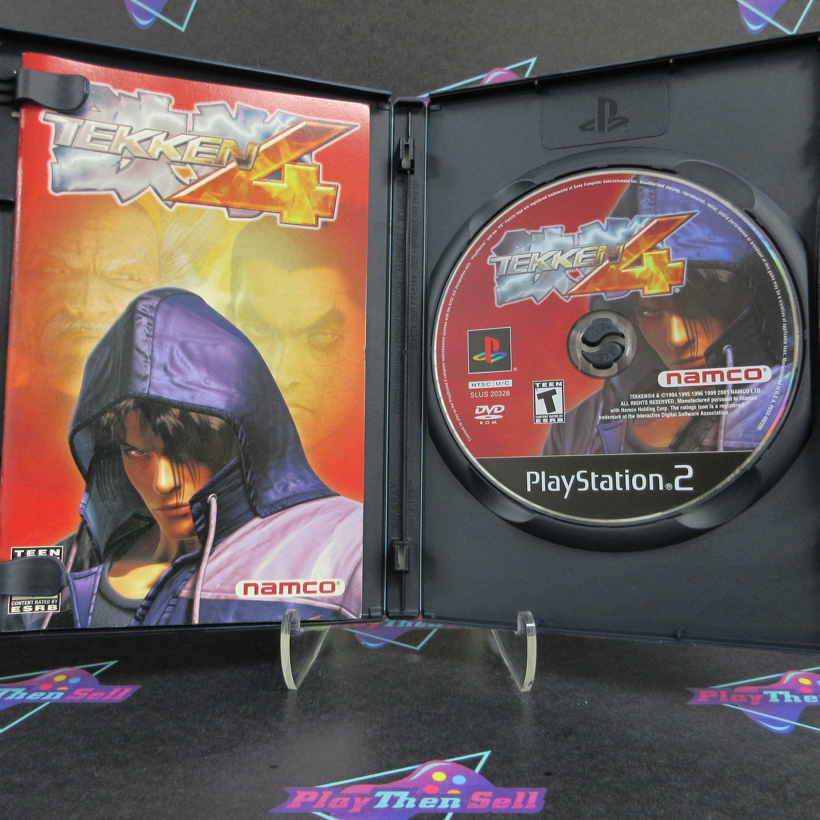 Tekken 4 PS2 PlayStation 2 + Reg Card Complete - Excellent