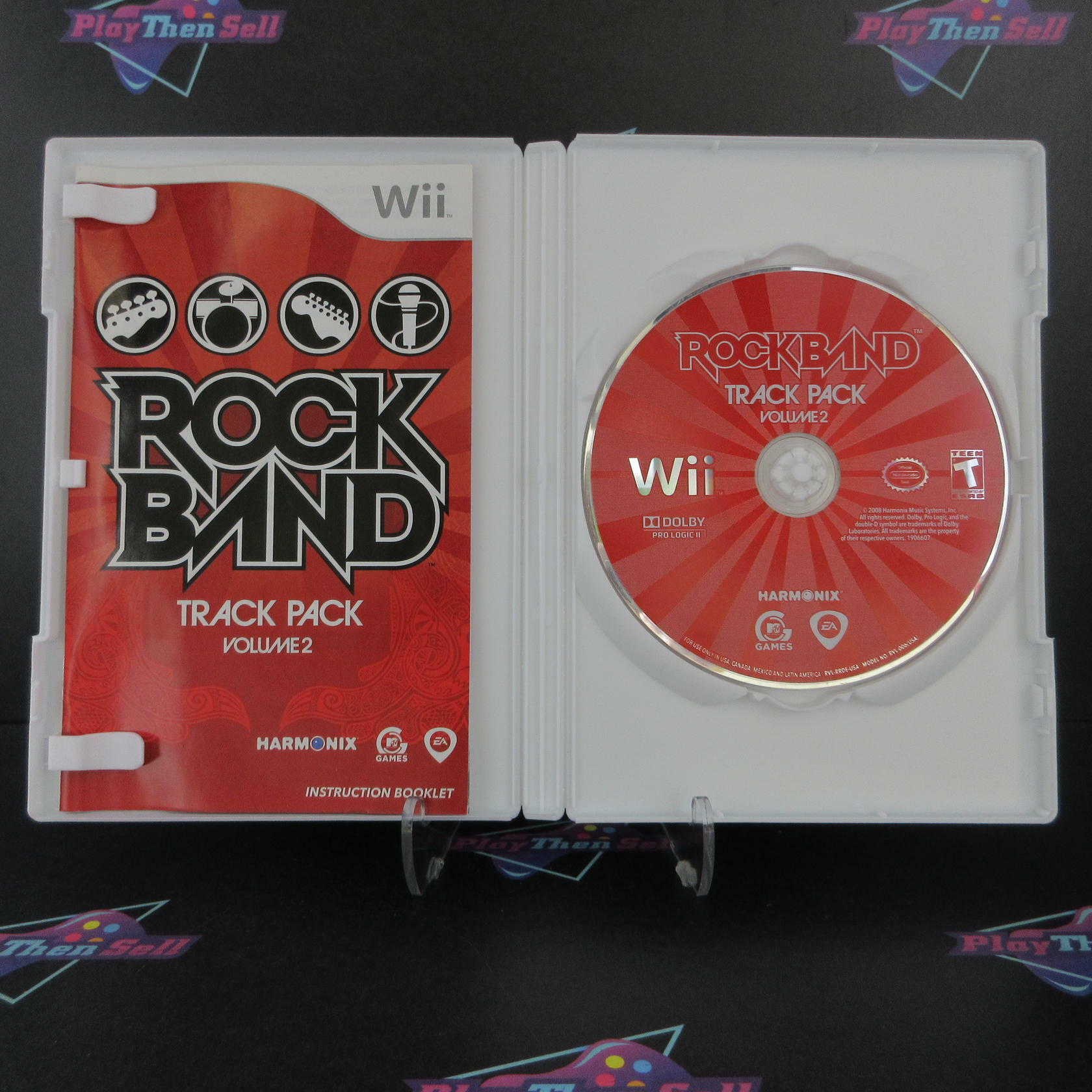 Rock Band Track Pack Vol. 2 Nintendo Wii Complete - Excellent