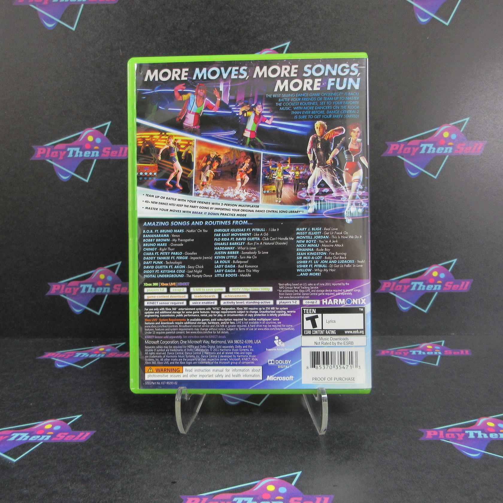 Dance Central 2 Xbox 360 Complete - Excellent