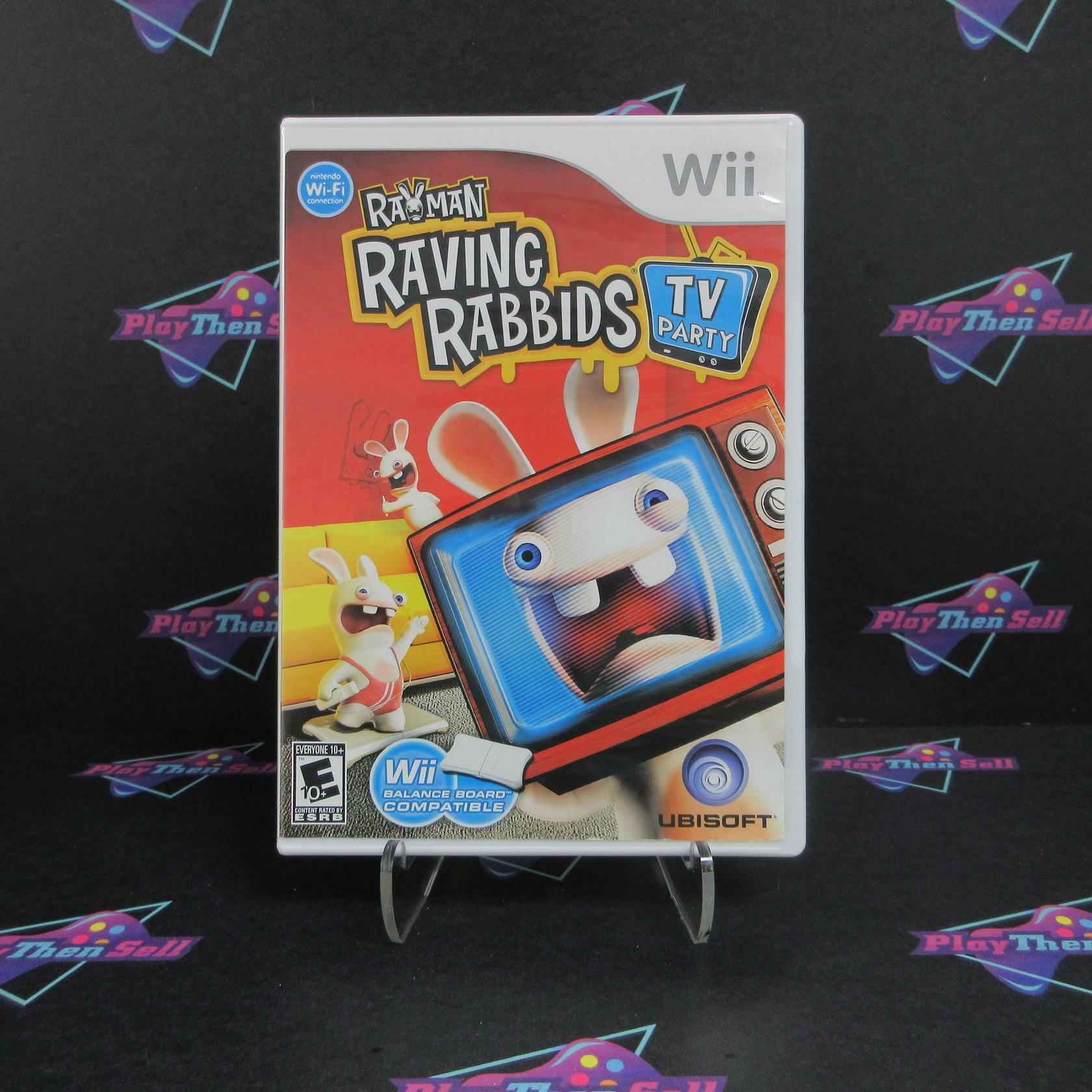 Rayman Raving Rabbids TV Party Nintendo Wii Complete - Excellent