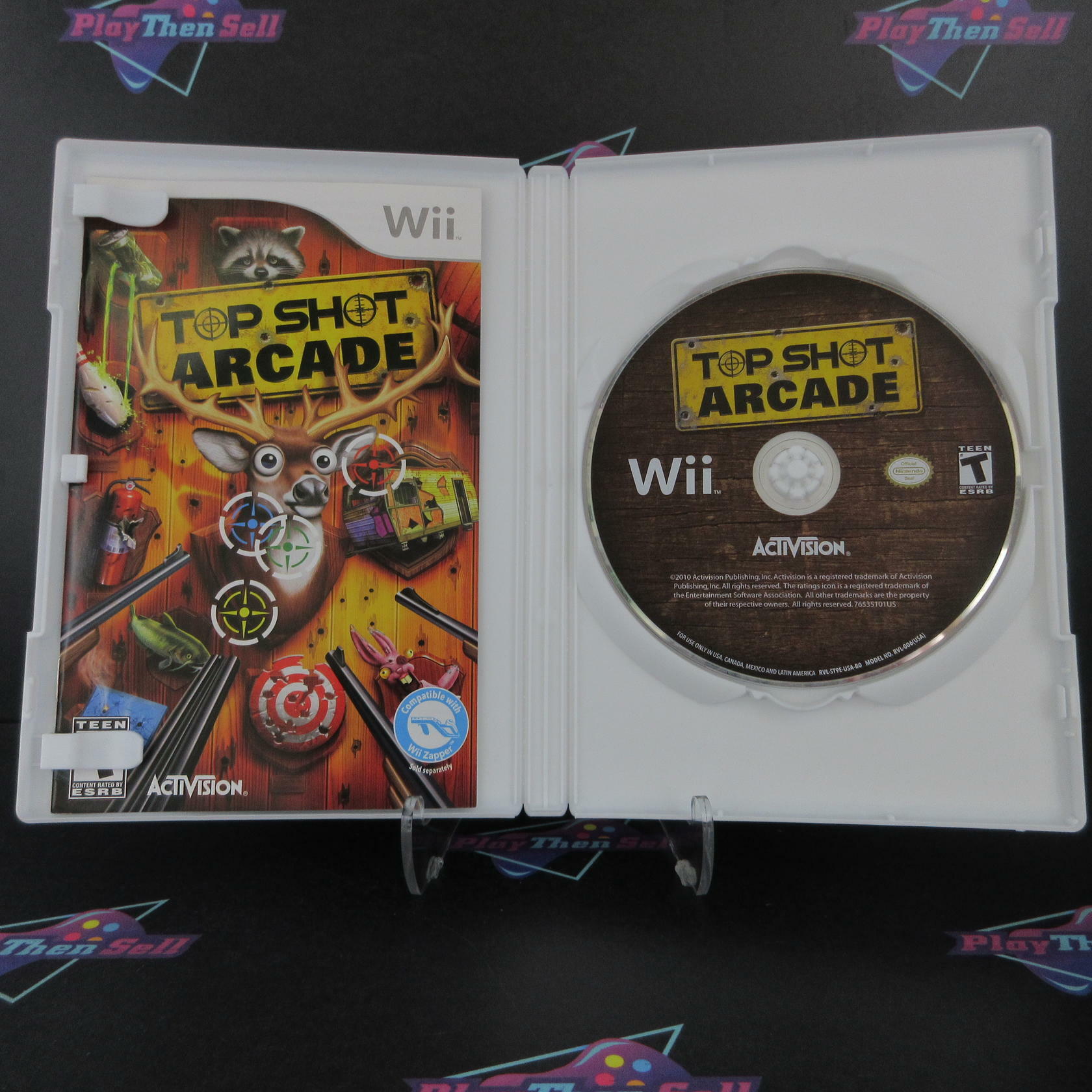 Top Shot Arcade Nintendo Wii Complete - Excellent