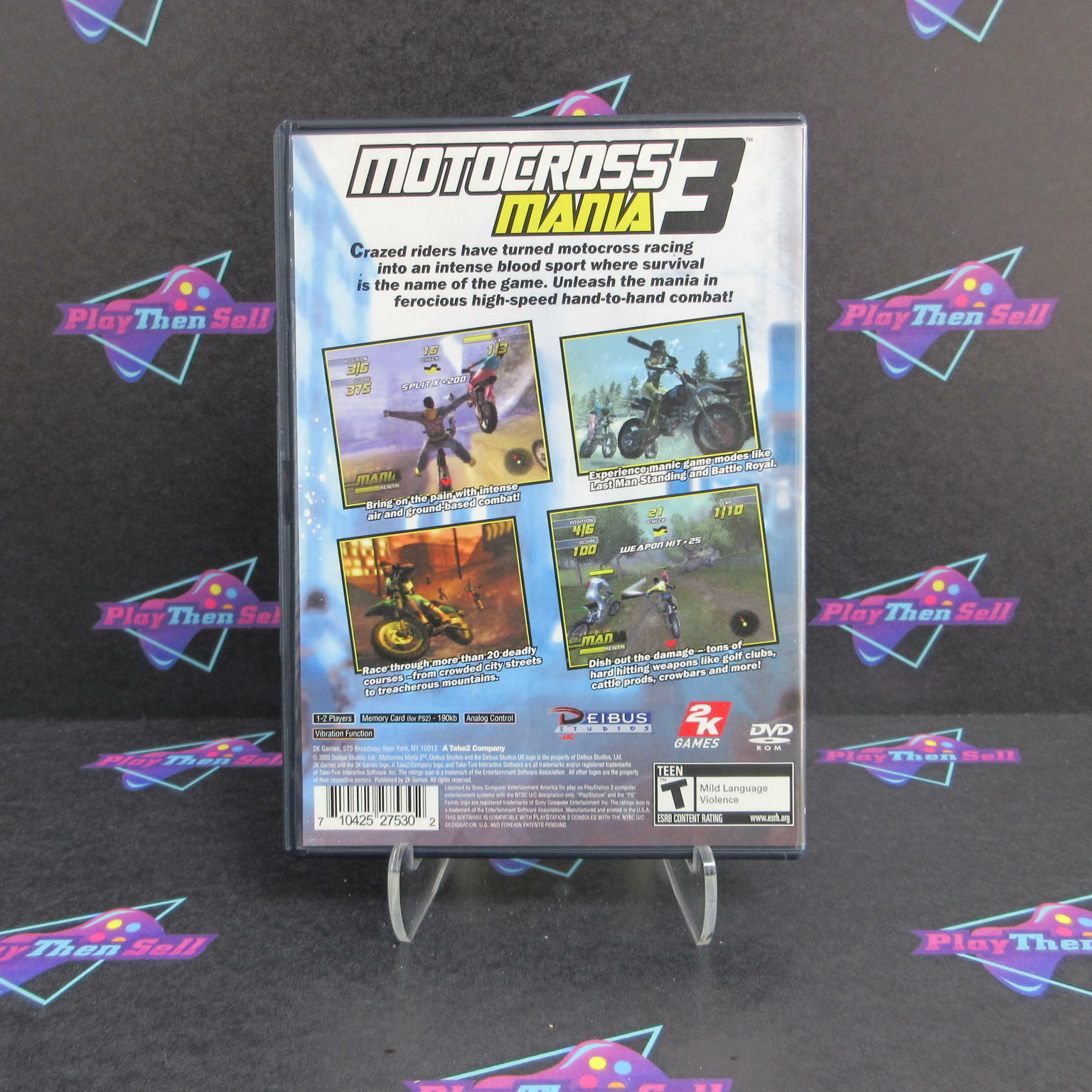 Motocross Mania 3 PS2 PlayStation 2 Complete - Excellent