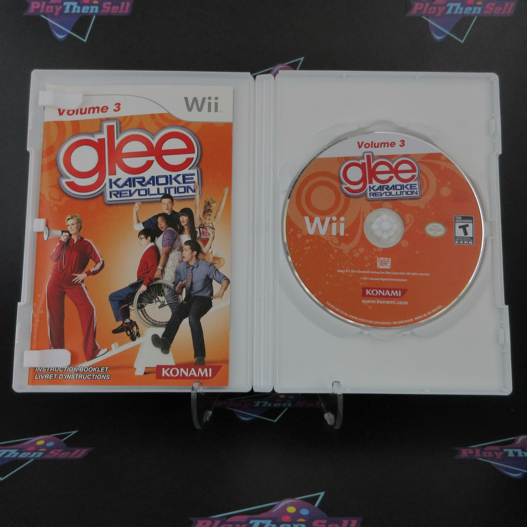 Karaoke Revolution Glee Volume 3 Nintendo Wii Complete - Excellent