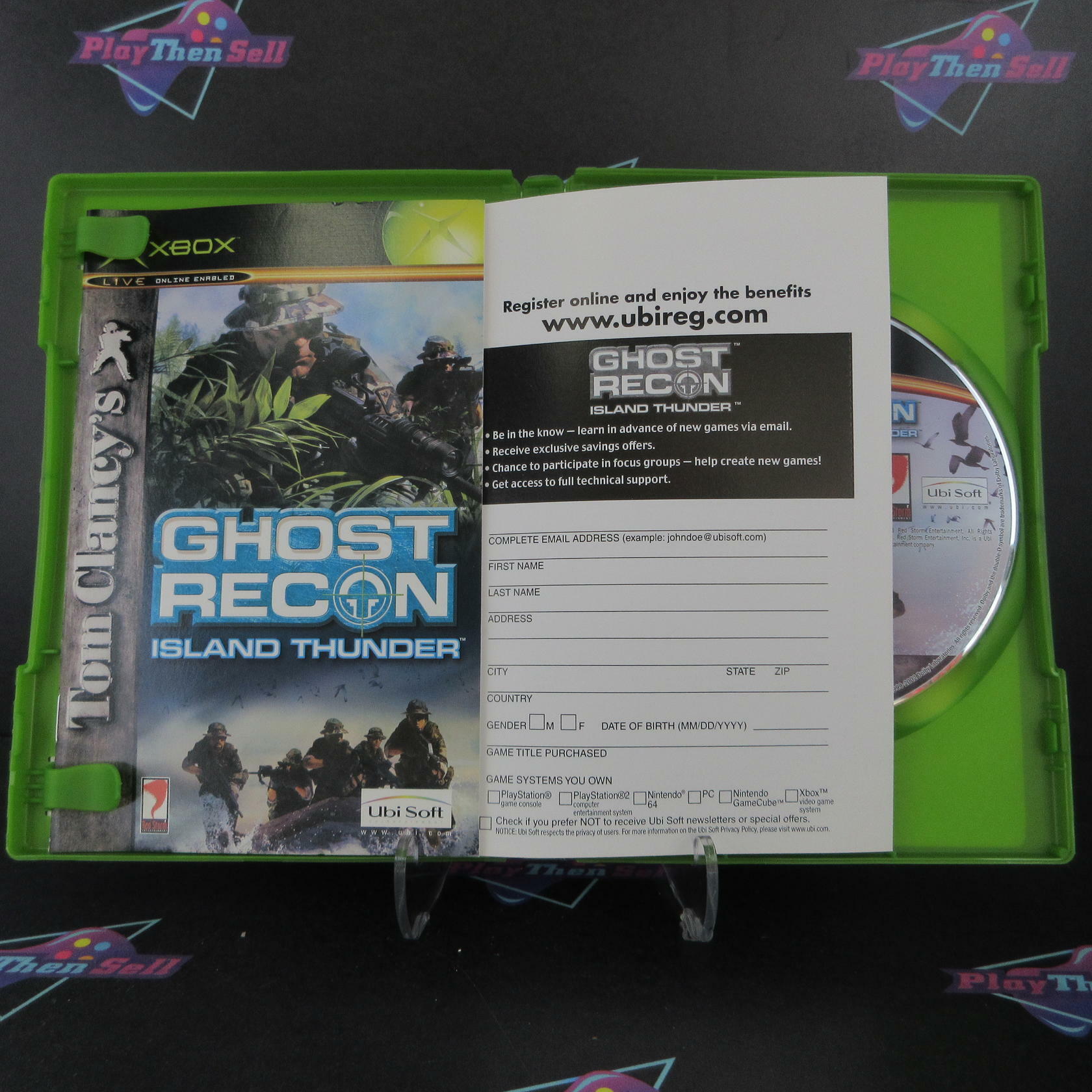 Tom Clancy's Ghost Recon Island Thunder Xbox + Reg Card Complete - Refurbished