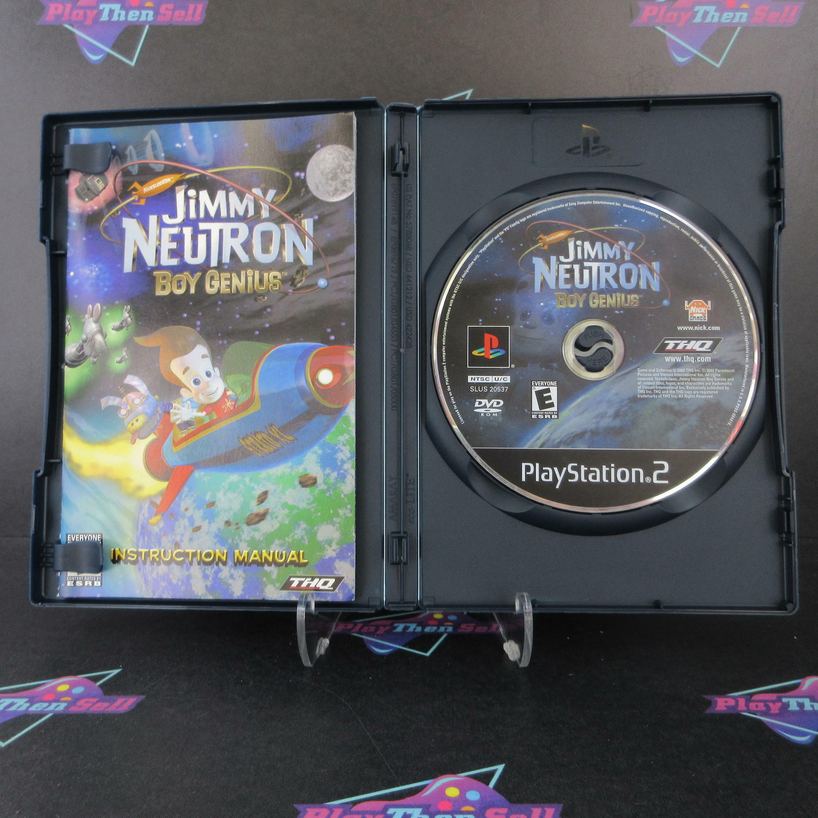 Jimmy Neutron Boy Genius PS2PlayStation 2 Complete - Excellent