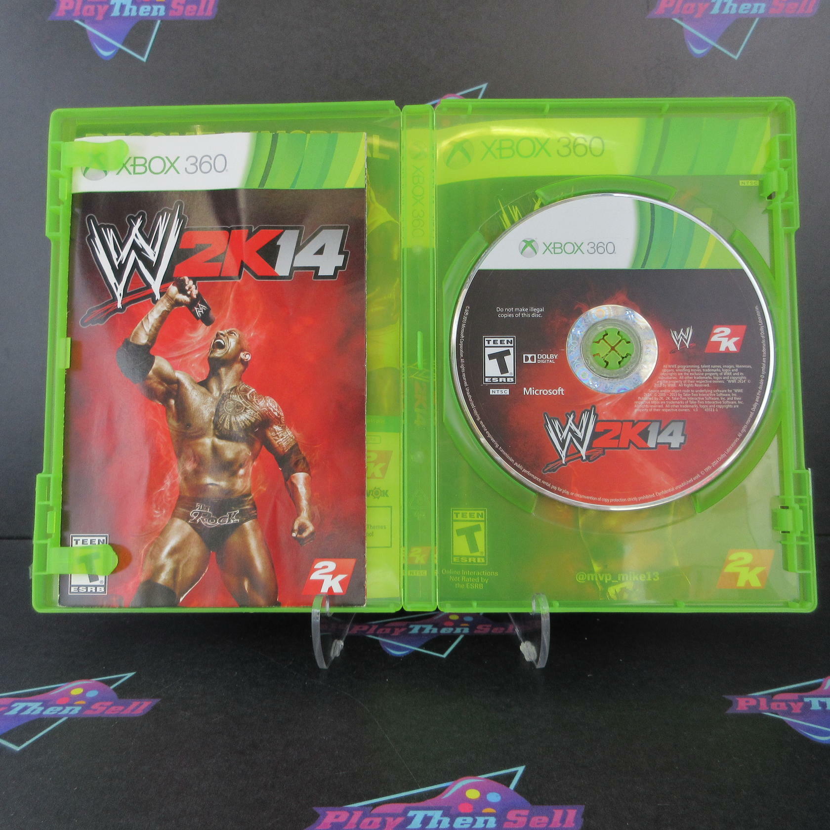 WWE 2K14 Xbox 360 AD Complete CIB - Very Good