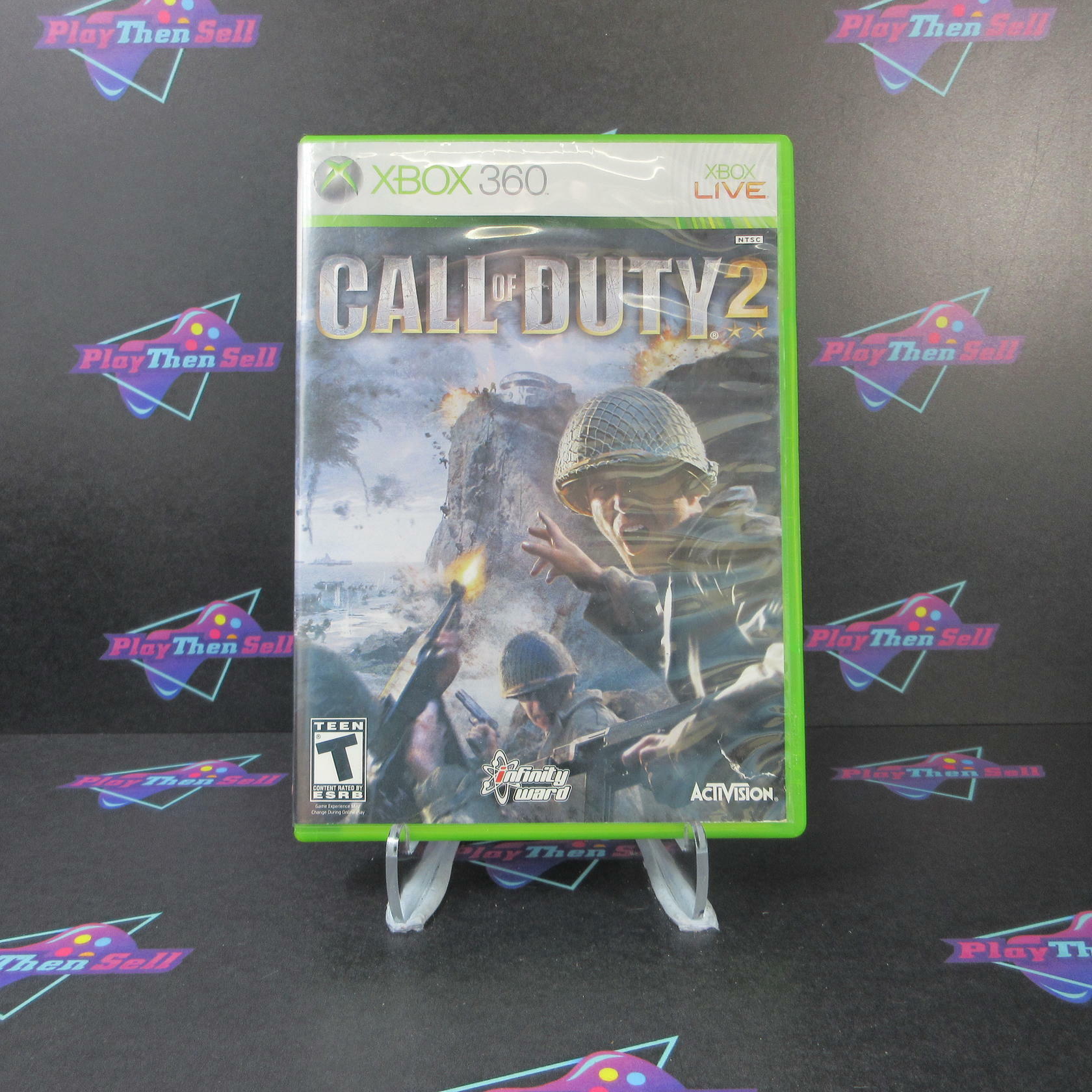 Call of Duty 2 Xbox 360 AD Complete CIB - Very Good