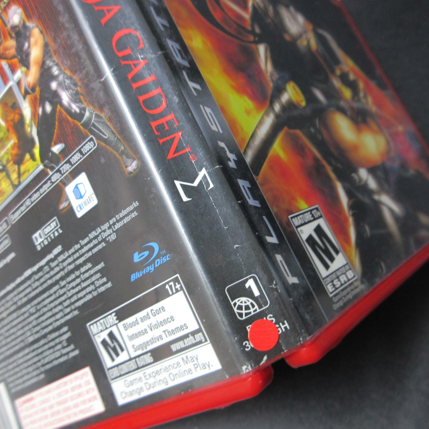 Ninja Gaiden Sigma PS3 PlayStation 3 GH AD/NM - Very Good