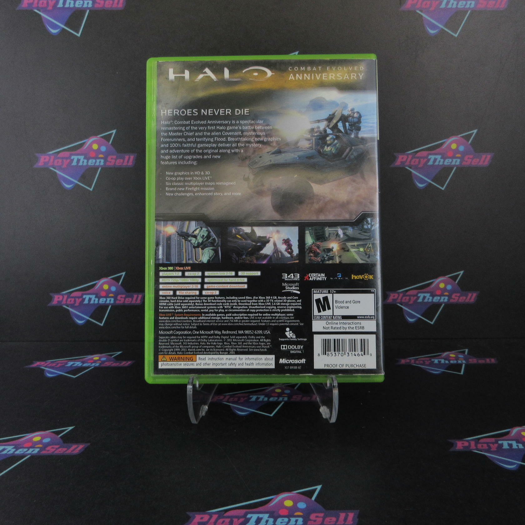Halo Anniversary Xbox 360 AD/NM - Very Good