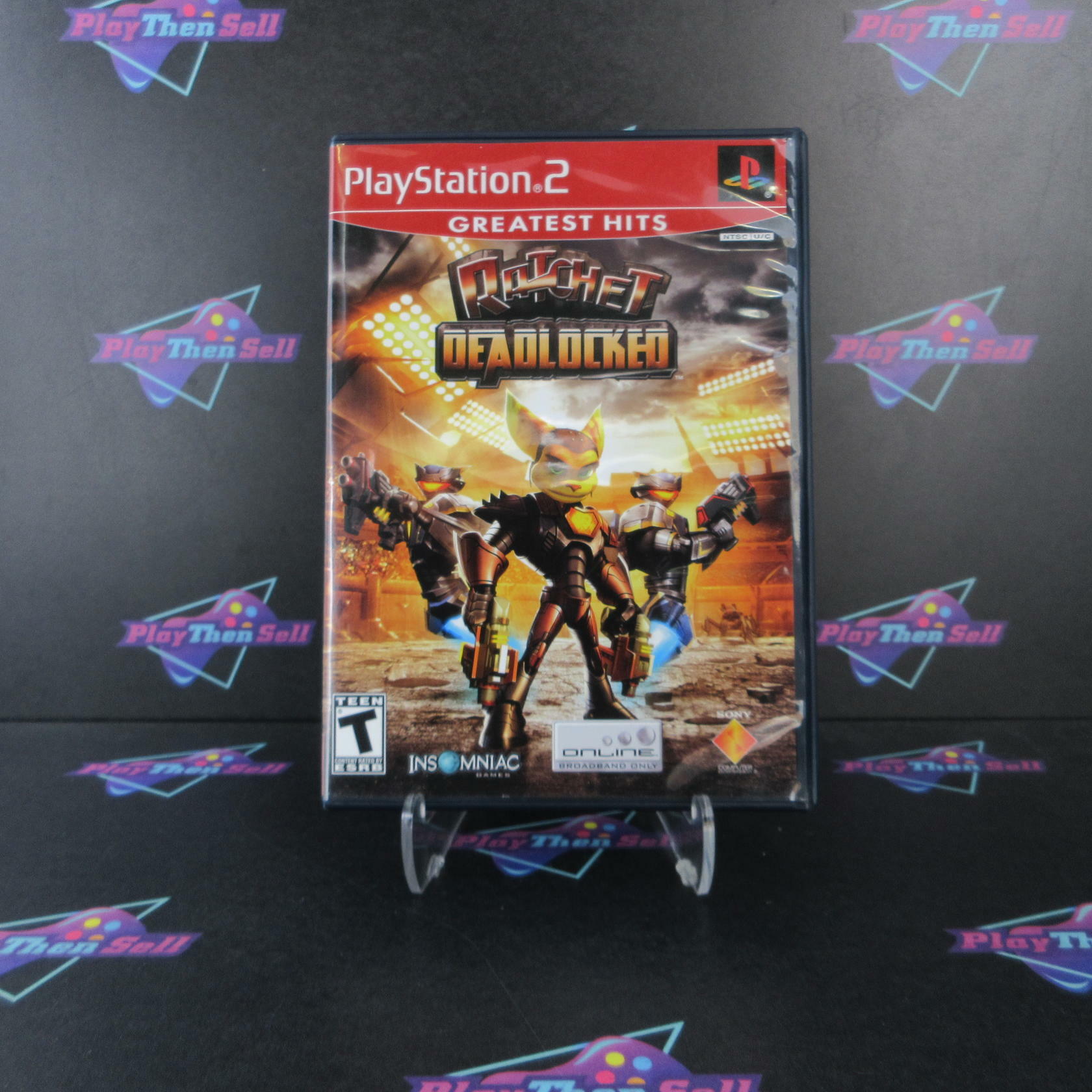 Ratchet Deadlocked PS2 PlayStation 2 GH + Reg Card Complete - Excellent