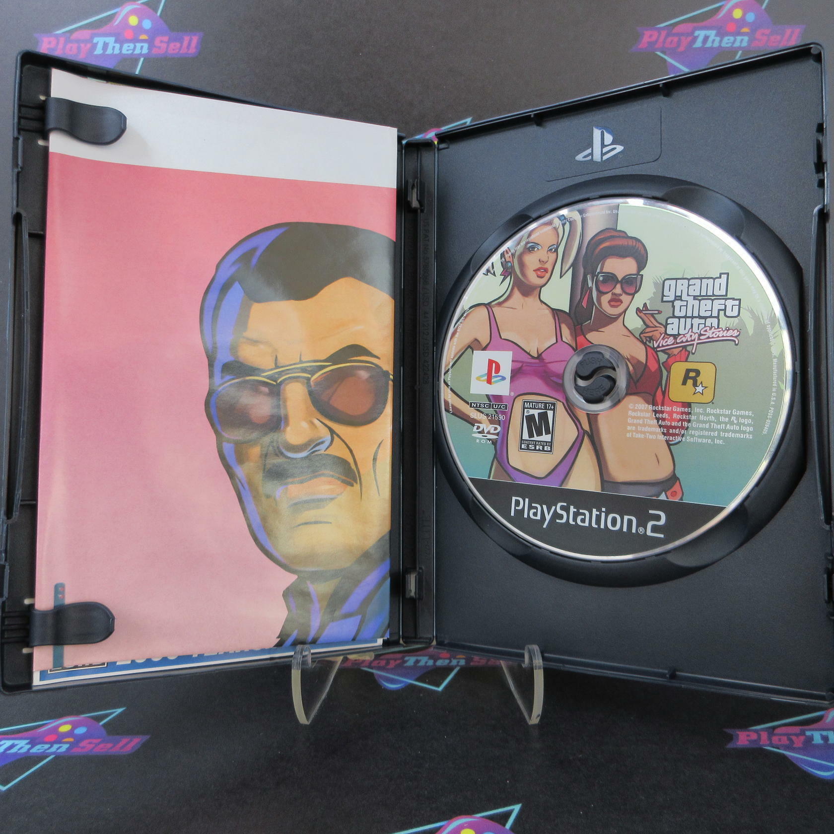 Grand Theft Auto Vice City Stories PS2 PlayStation 2  + Map Complete - Excellent