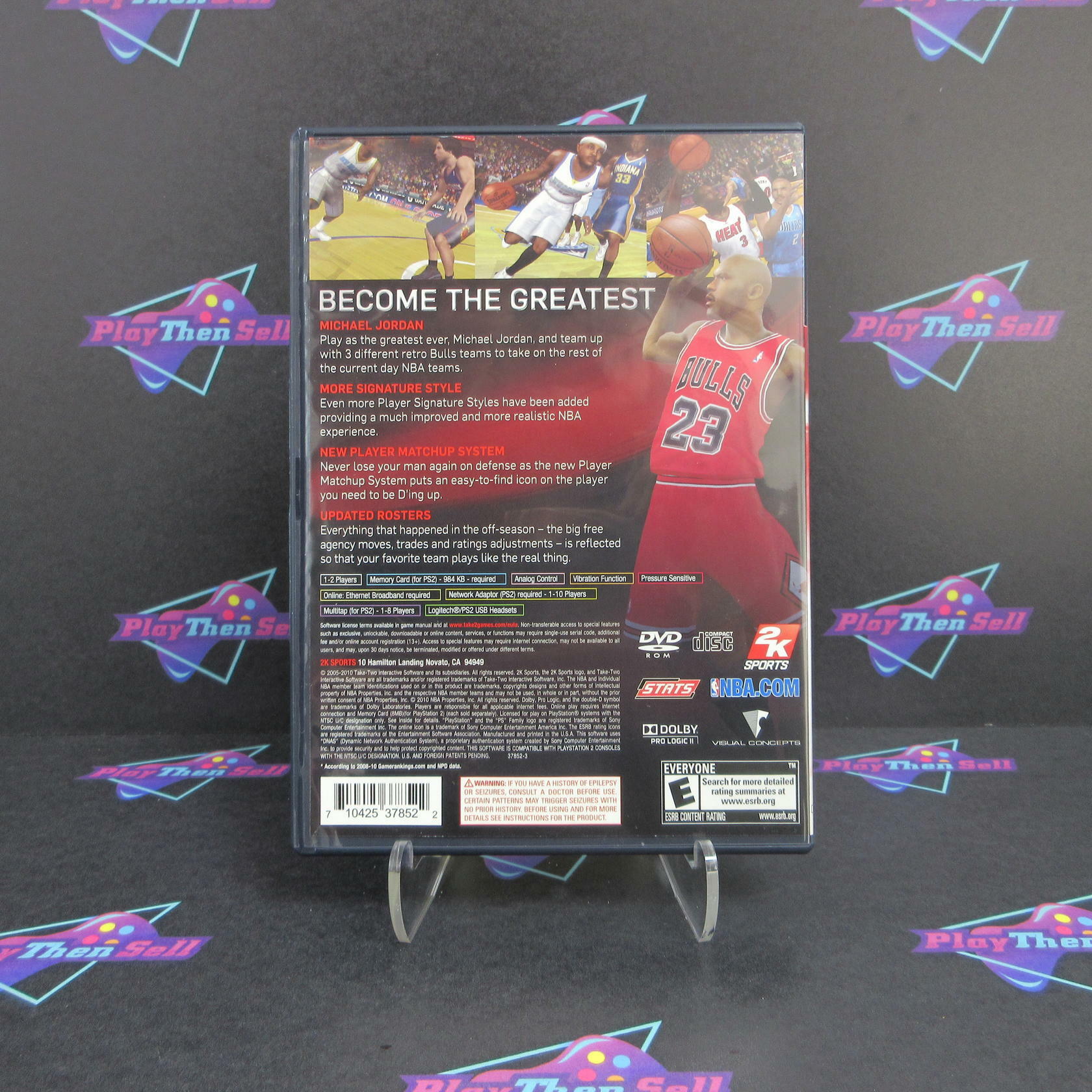 NBA 2K11 PS2 PlayStation 2 Michael Jordan Complete - Excellent