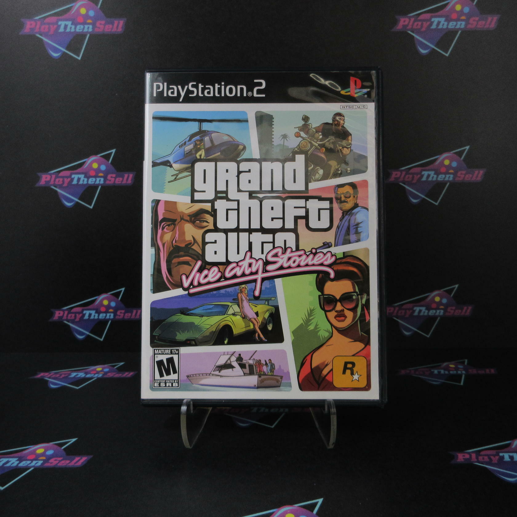 Grand Theft Auto Vice City Stories PS2 PlayStation 2  + Map Complete - Excellent
