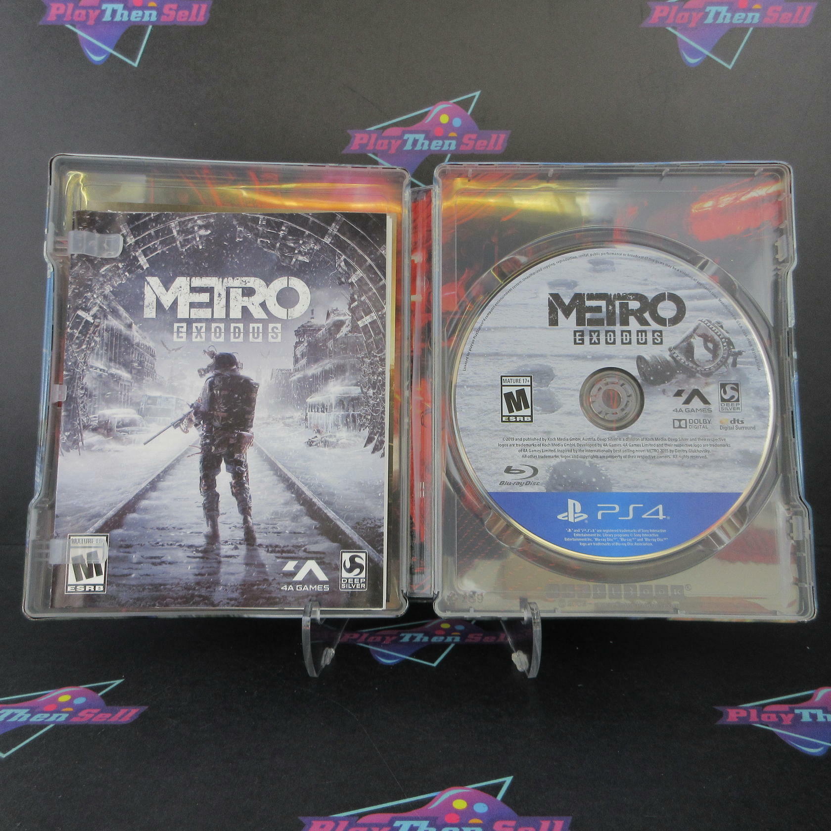 Metro Exodus Aurora Limited Edition PS4 PlayStation 4 + Map - Excellent