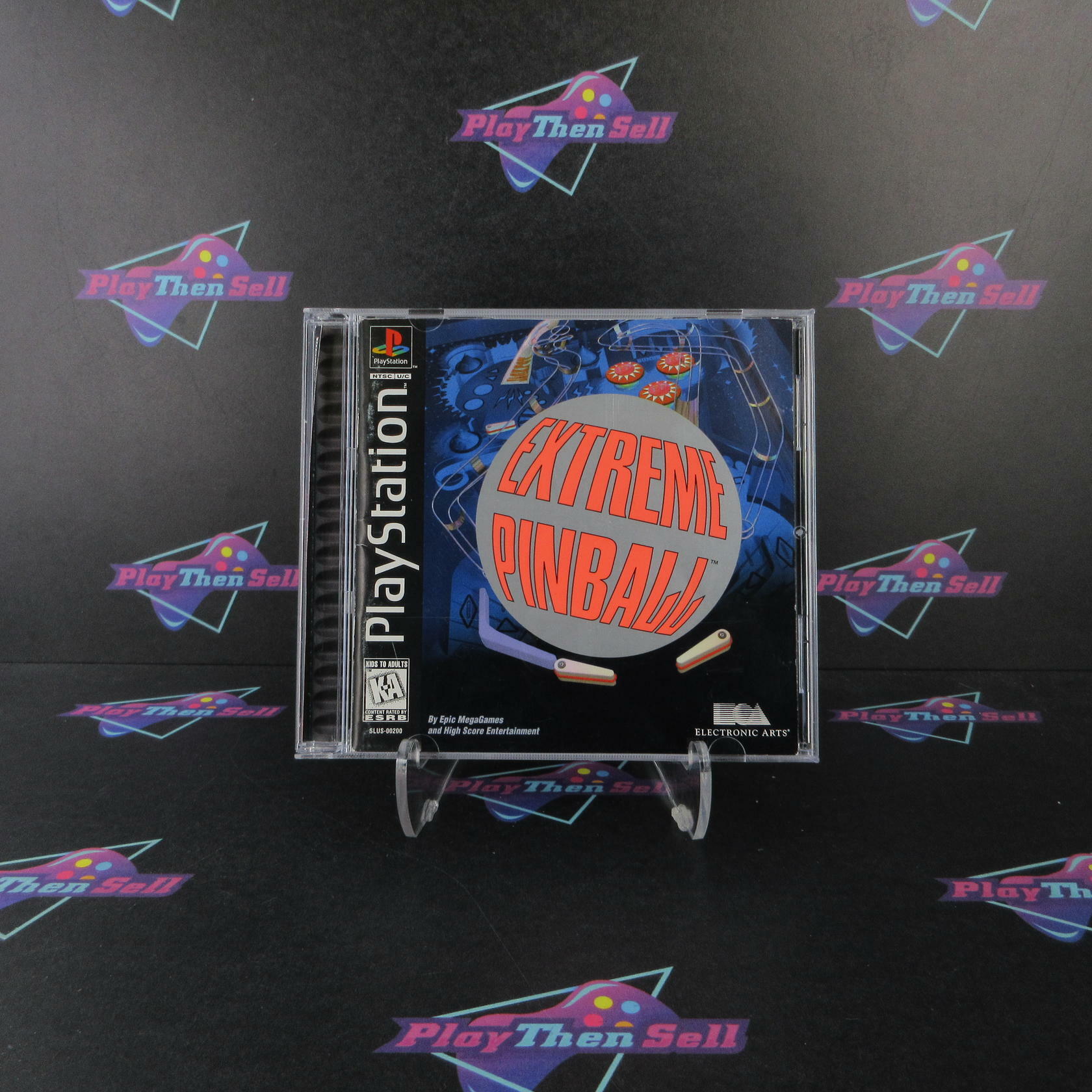 Extreme Pinball PS1 PlayStation 1 AD/MD Complete CIB - Very Good