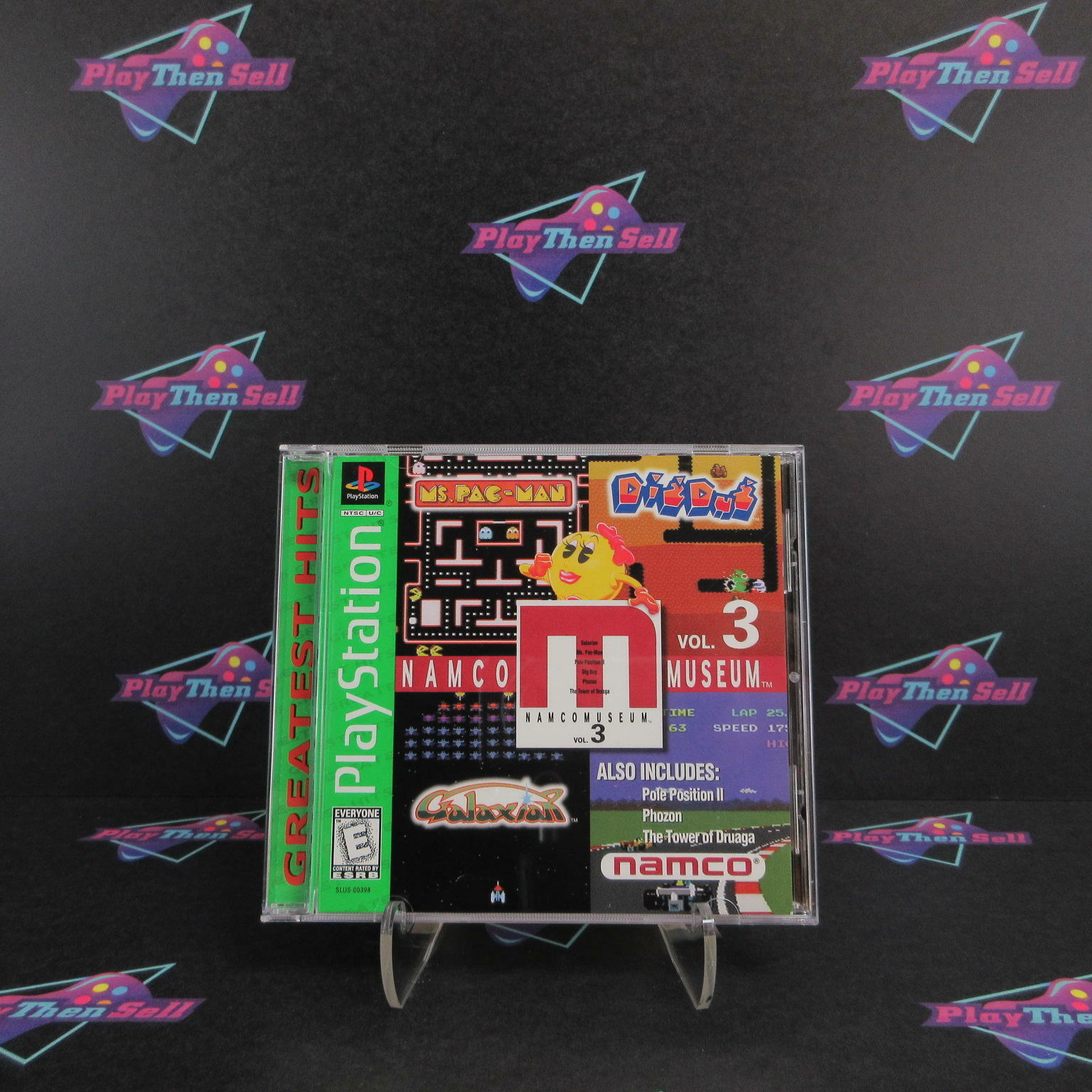 Namco Museum Vol. 3 PS1 PlayStation 1 GH MD + Reg Card Complete CIB - Very Good