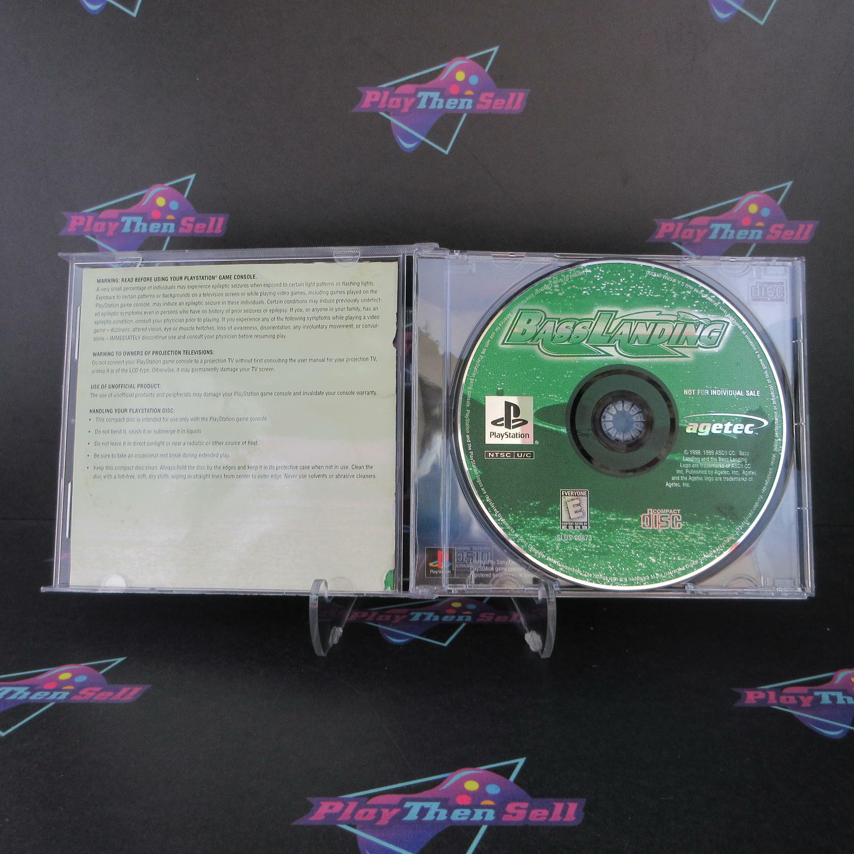 Bass Landing PS1 PlayStation 1 MD Complete CIB - Very Good