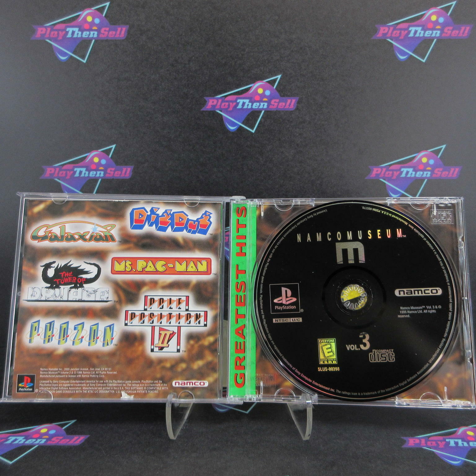 Namco Museum Vol. 3 PS1 PlayStation 1 GH MD + Reg Card Complete CIB - Very Good