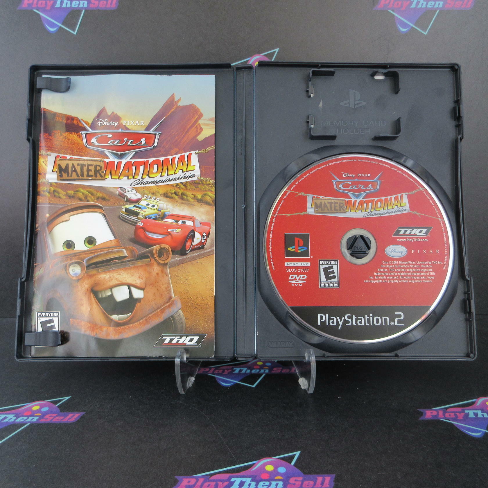 Cars Mater-National PS2 PlayStation 2 AD Complete CIB - Very Good